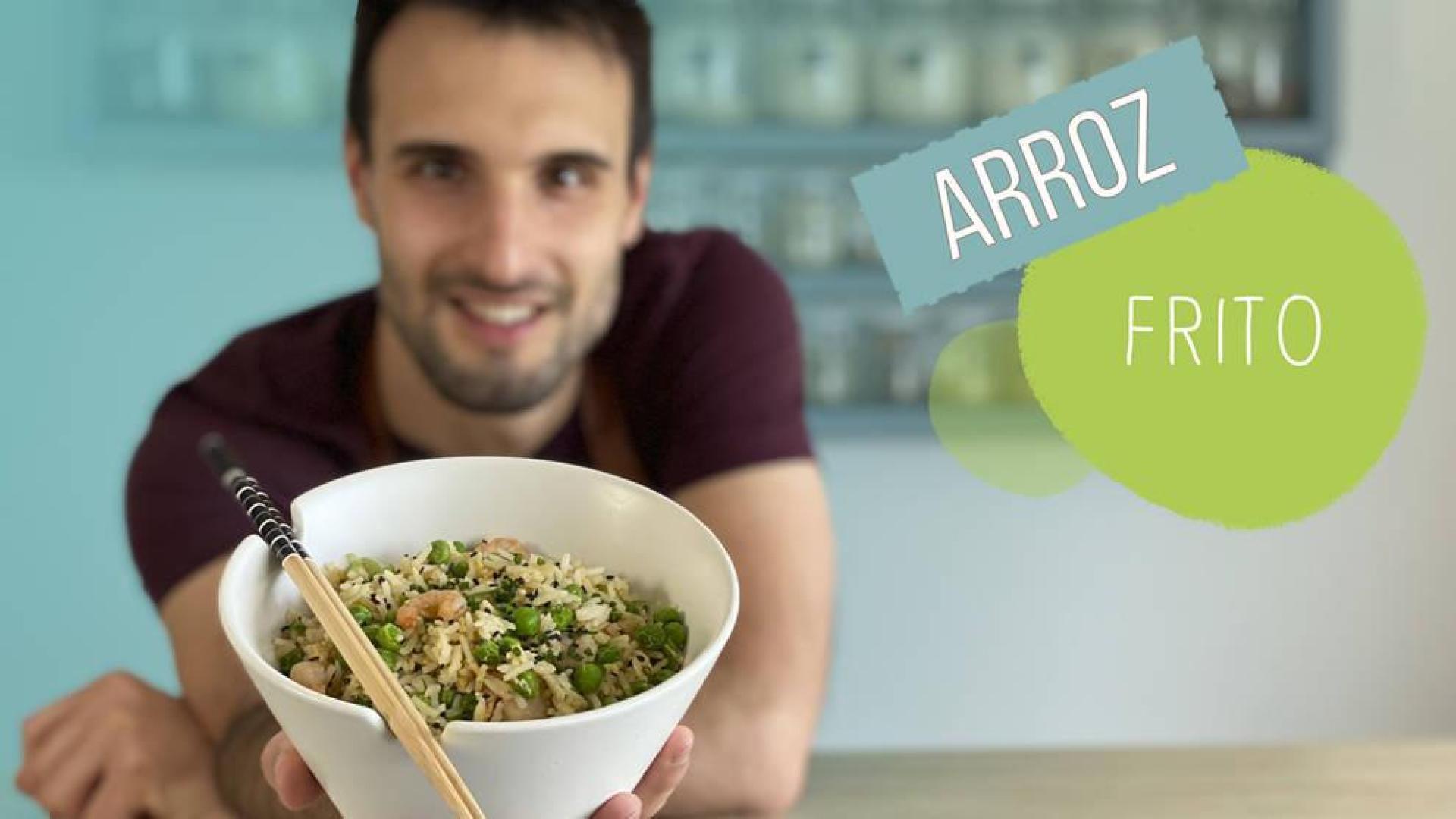 Arroz frito.