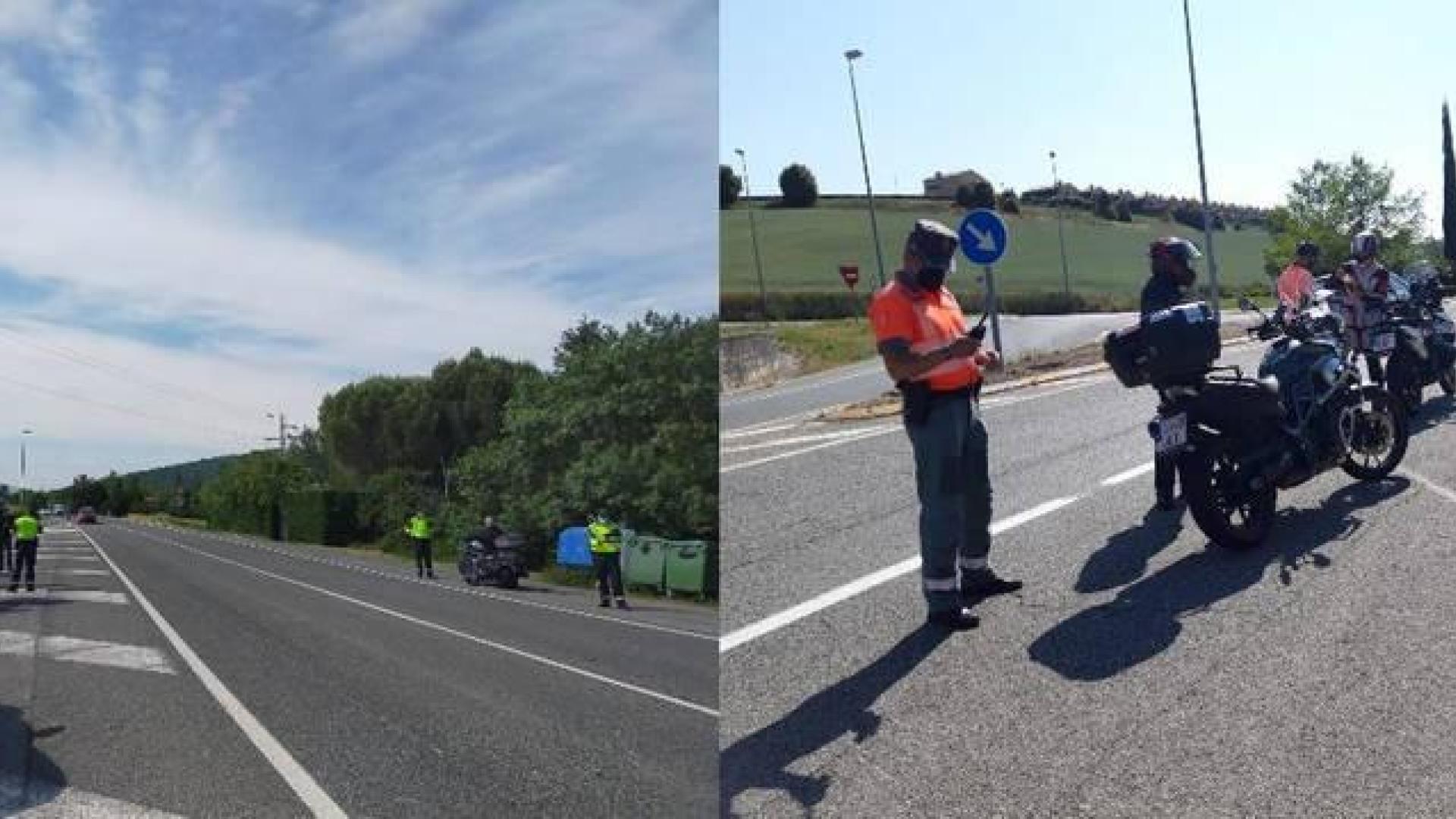 El operativo para reducir la siniestralidad de motocicletas se salda con 60 denuncias