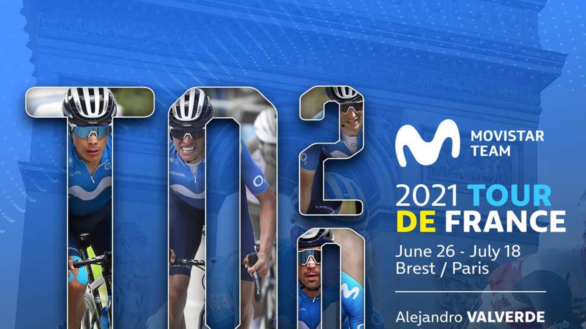 El Movistar Team, con todas sus figuras al Tour de Francia