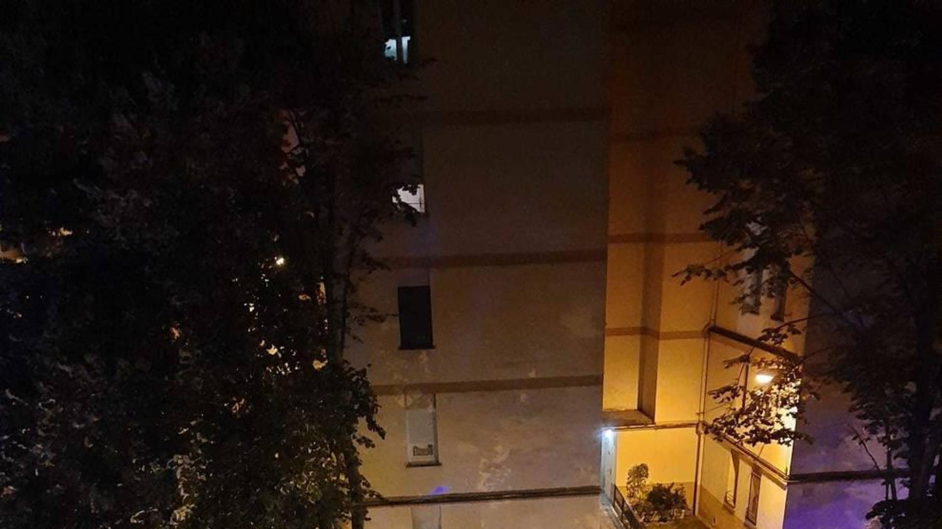 Cortan y retiran un árbol de la calle Manuel de Falla de Pamplona