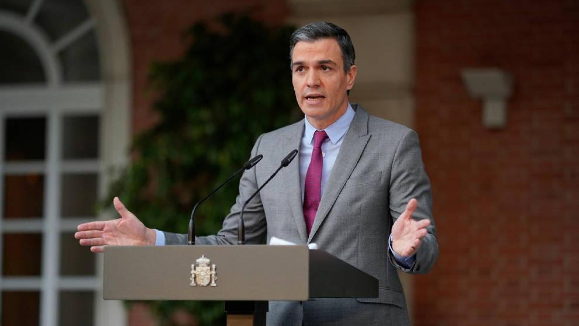 Pedro Sánchez, en la Moncloa tras conceder los indultos a los líderes del procés.
