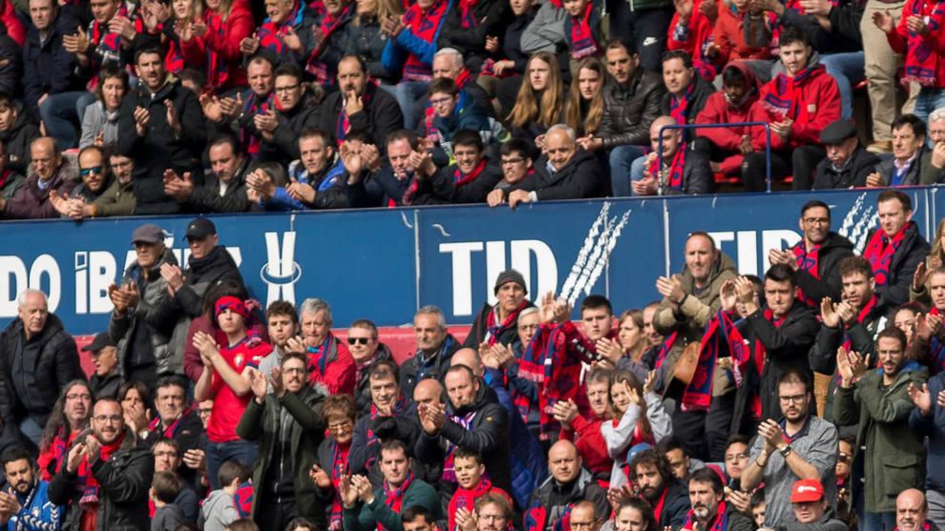 Osasuna sorteará entradas entre sus socios si el aforo no es del 100%