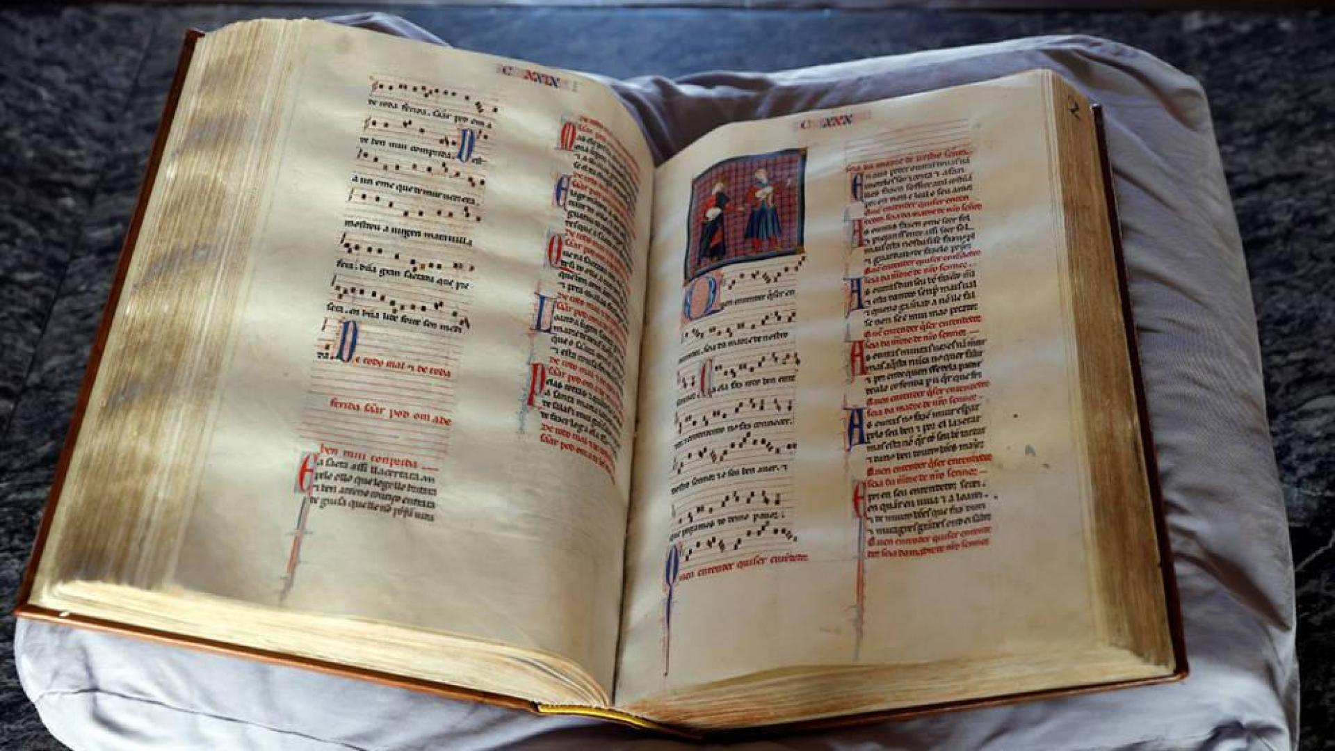 Los códices de las Cantigas de Alfonso X, a la vista de todos desde el martes