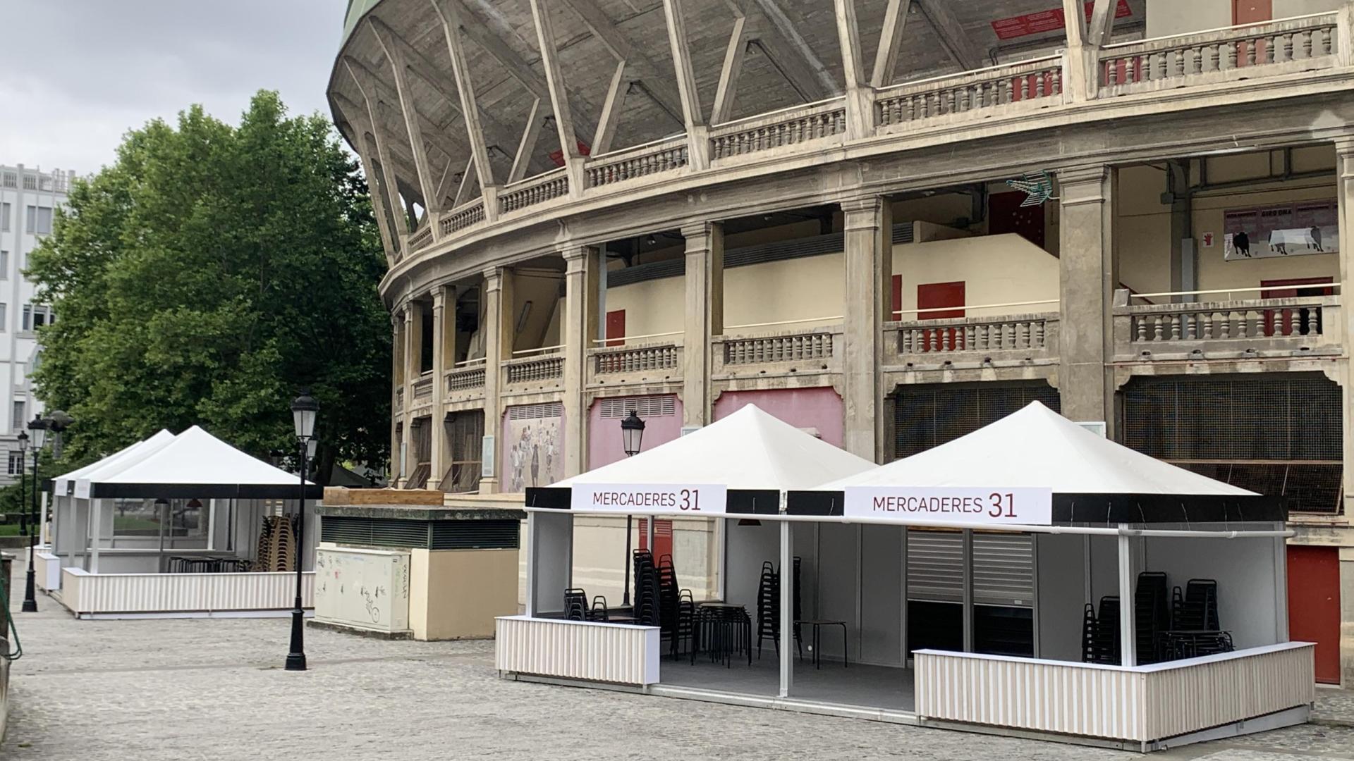 Las dos nuevas terrazas de la plaza de Toros