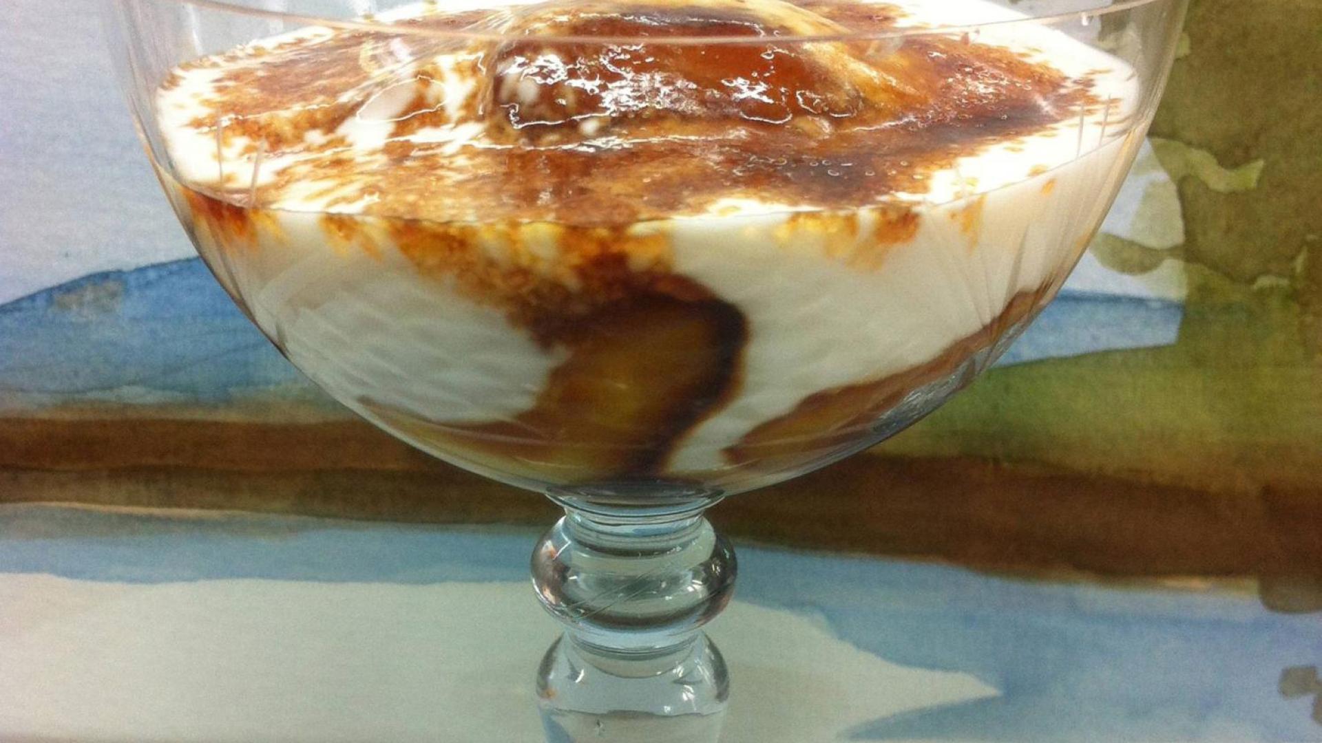 Un postre con mucho sabor y contrastes.