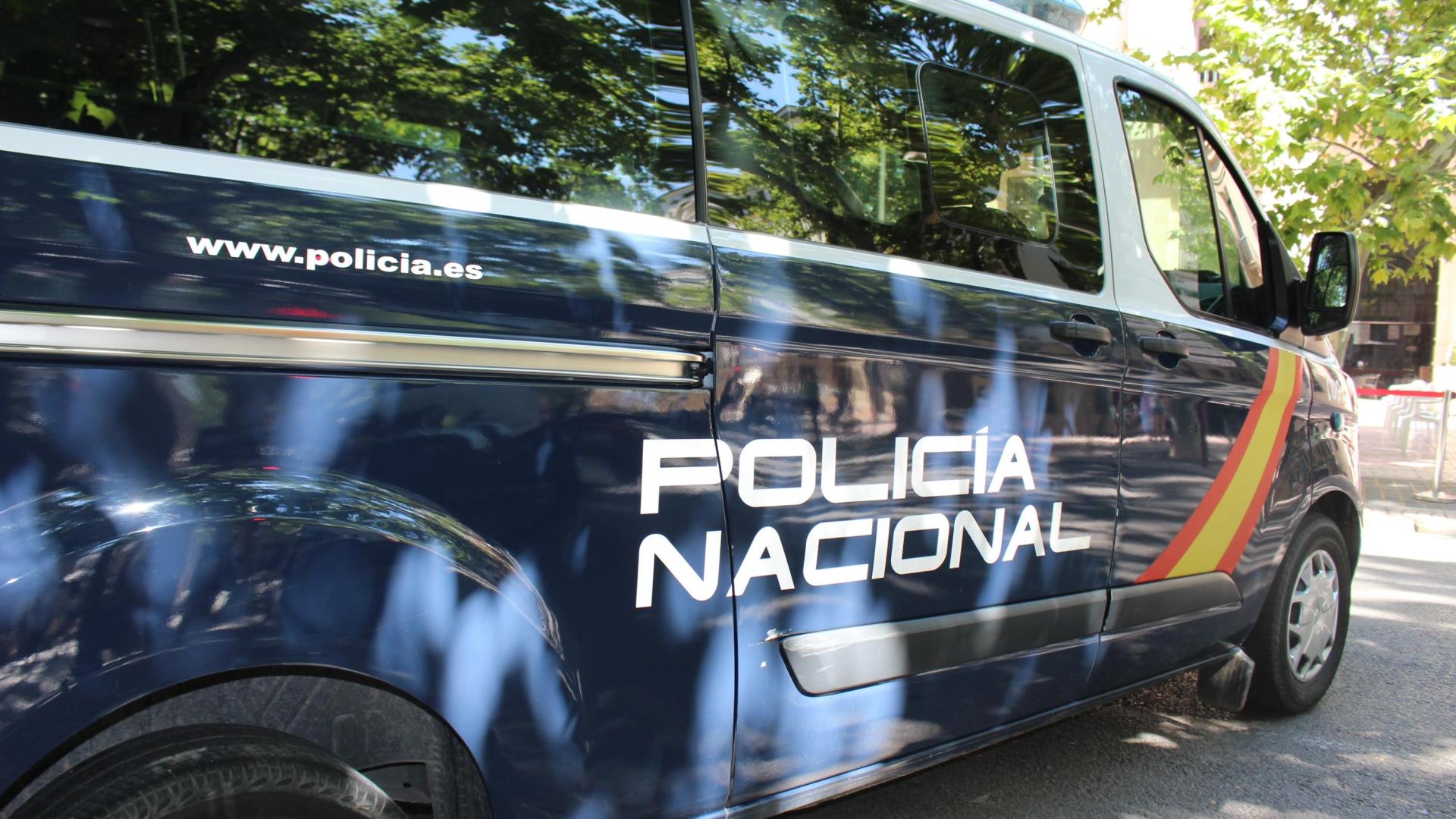 Un vehículo de Policía Nacional.