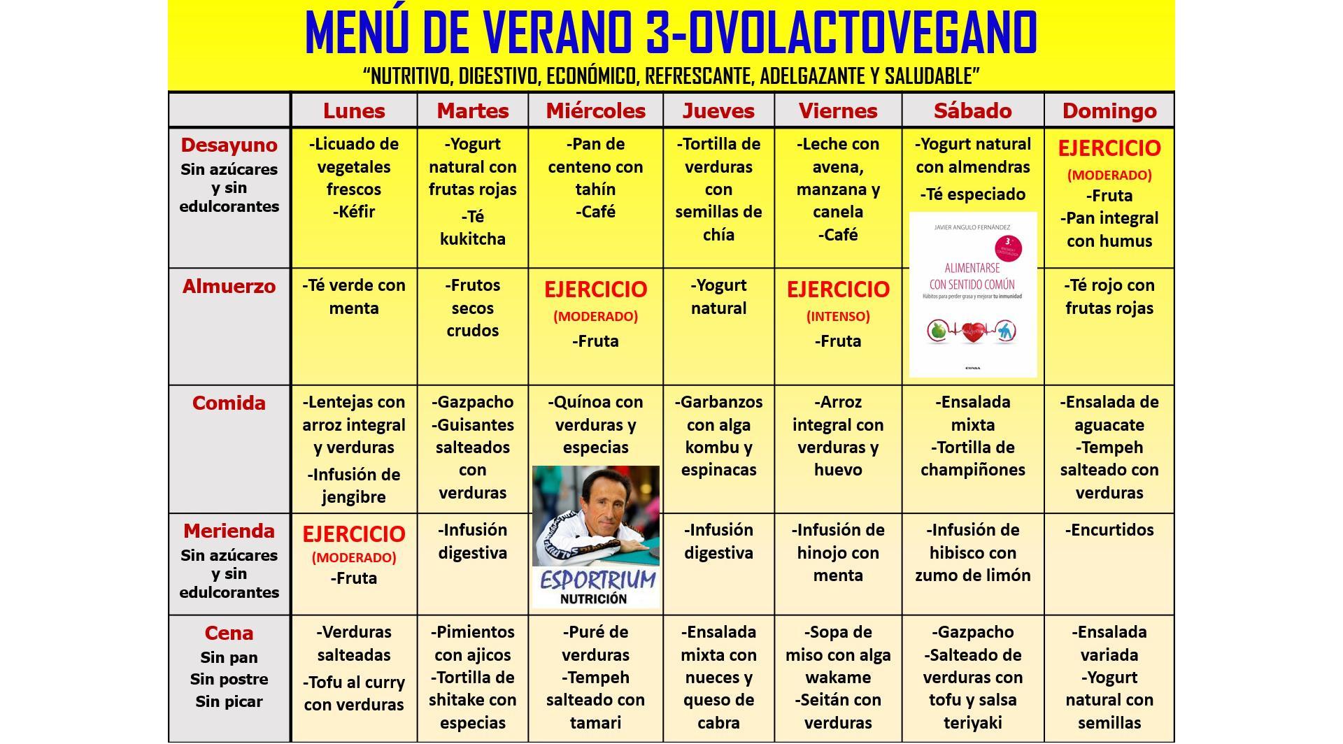 Menú saludable para el verano 3