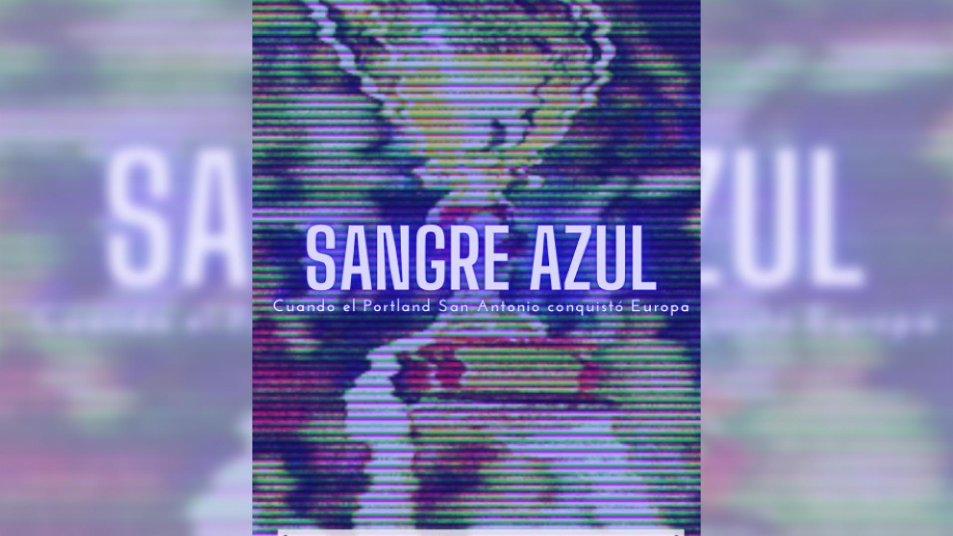 Portada de 'Sangre azul', libro dedicado a la Copa de Europa del Portland San Antonio