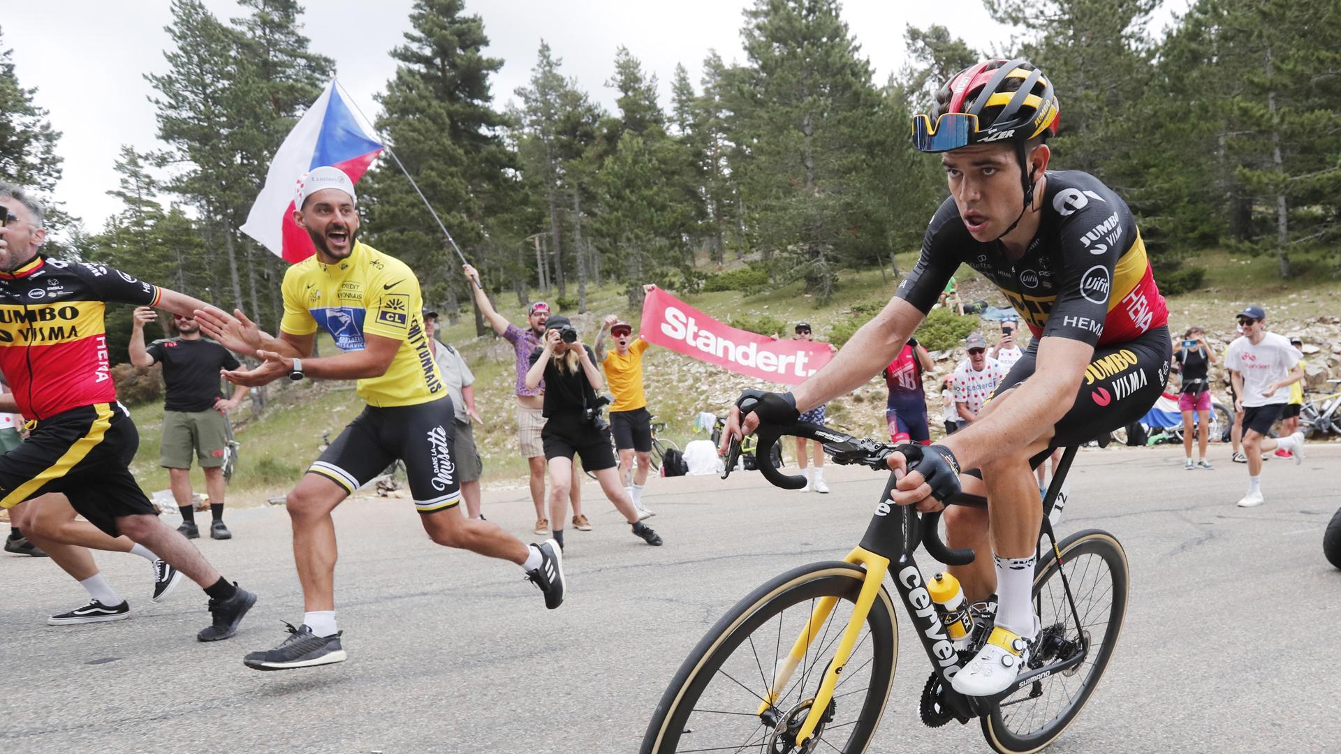 Wout Van Aert durante la undécima etapa