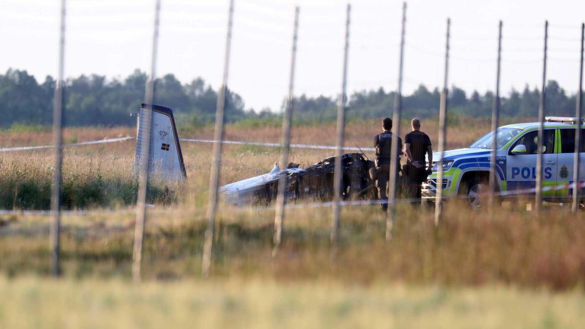 Estado en el que quedó la avioneta tras el accidente