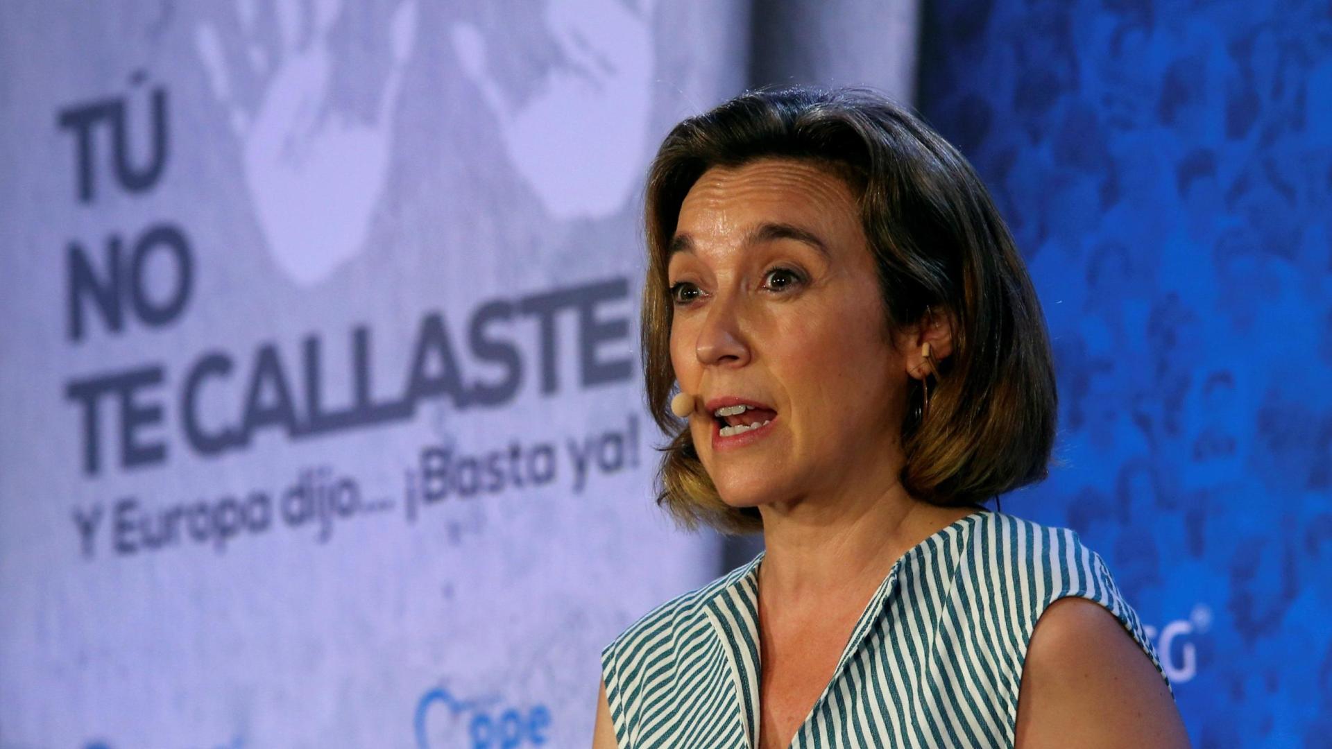 Cuca Gamarra, en un taller del PP organizado en San Sebastián