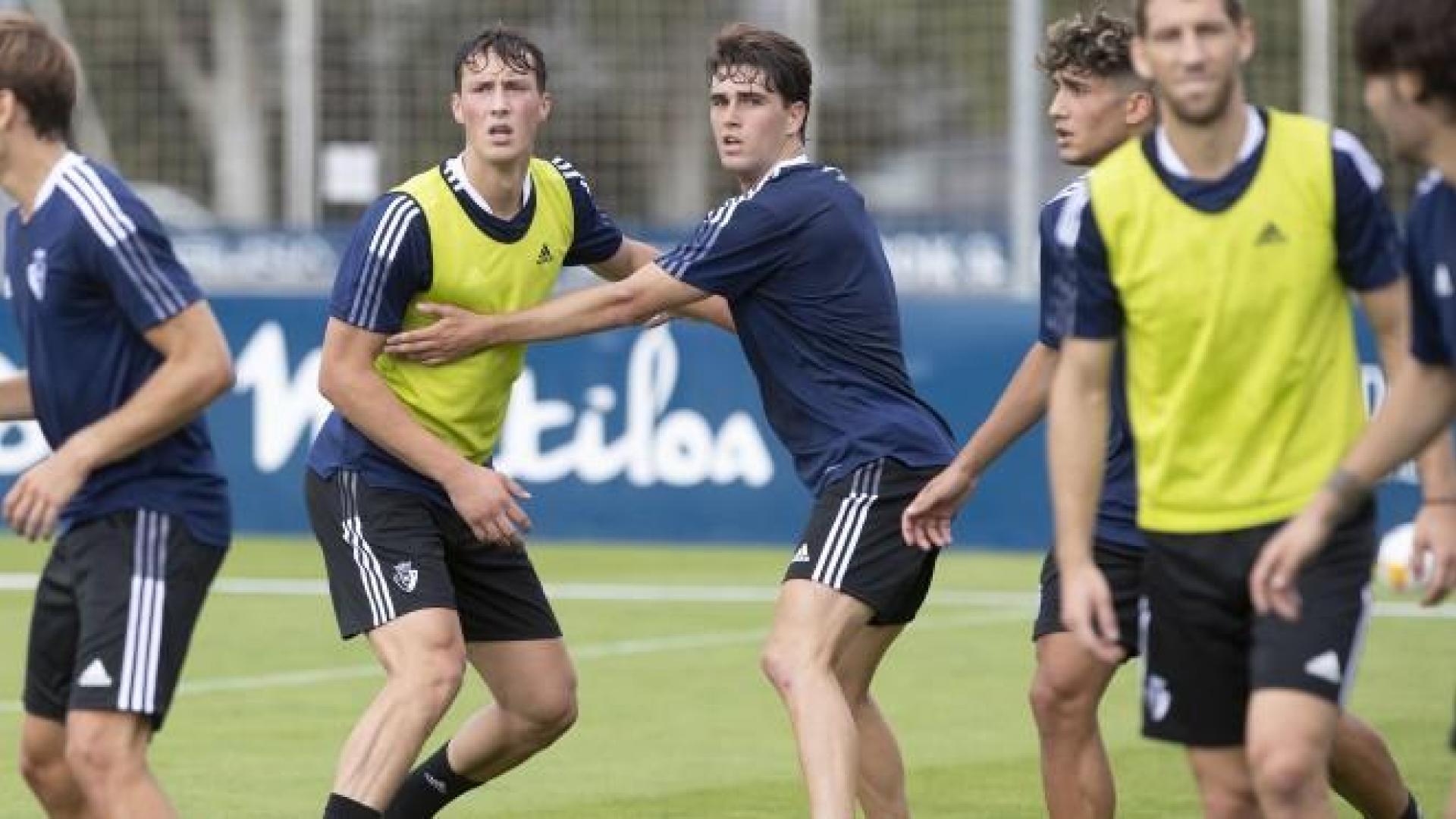 Entrenamiento de Osasuna de pretemporada