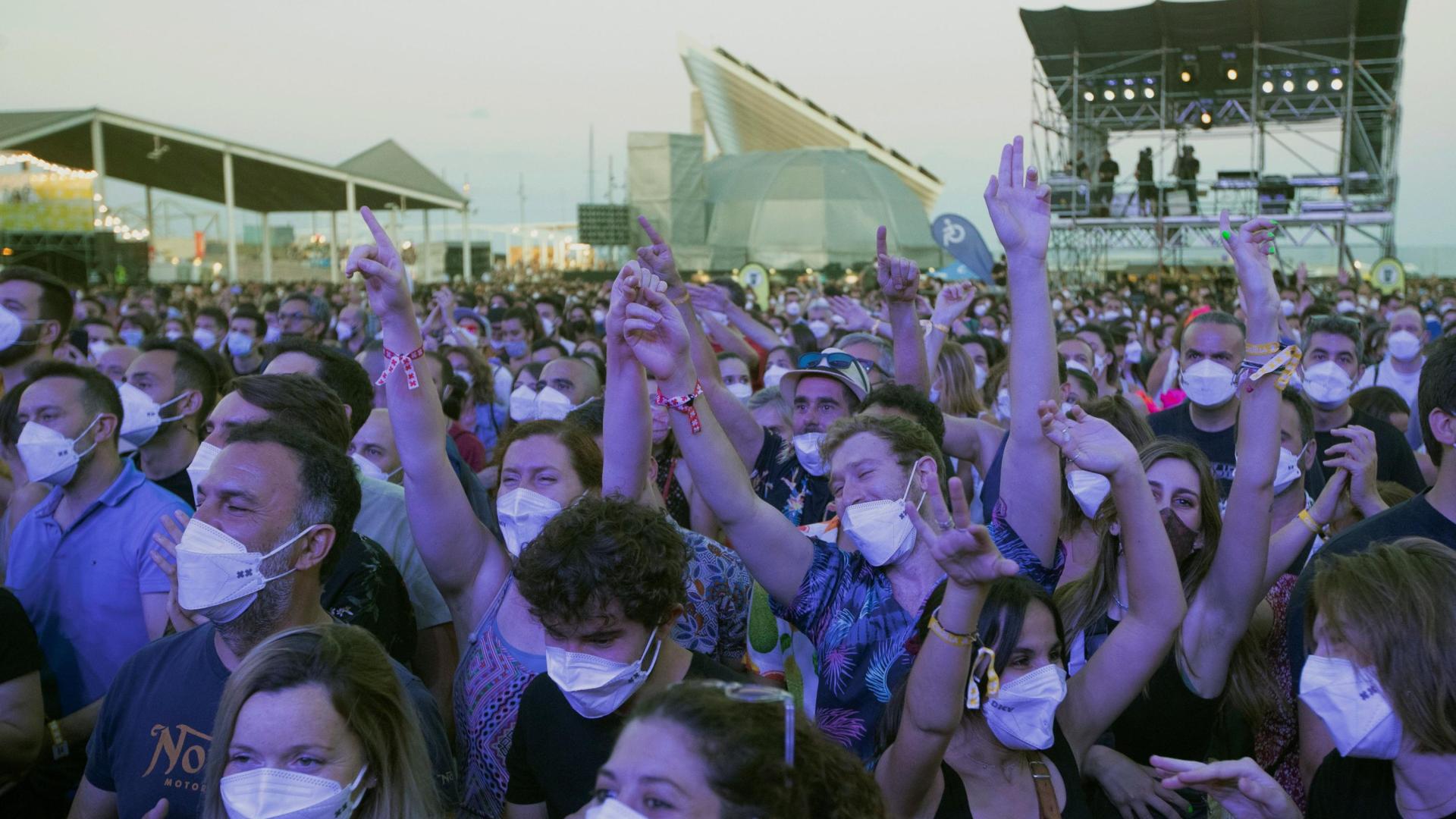 Jóvenes en el Festival Cruilla de Barcelona