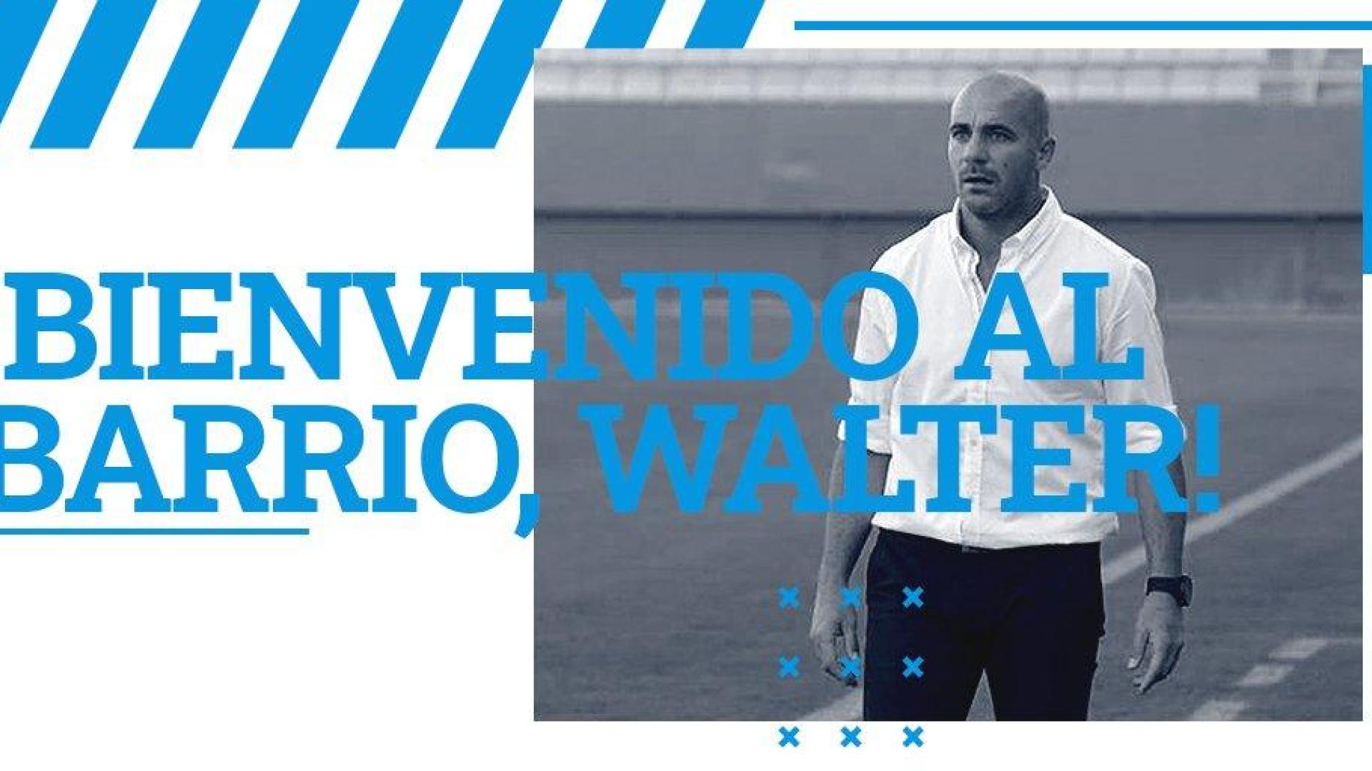 Bienvenida en redes sociales del Cerro a Walter Pandiani