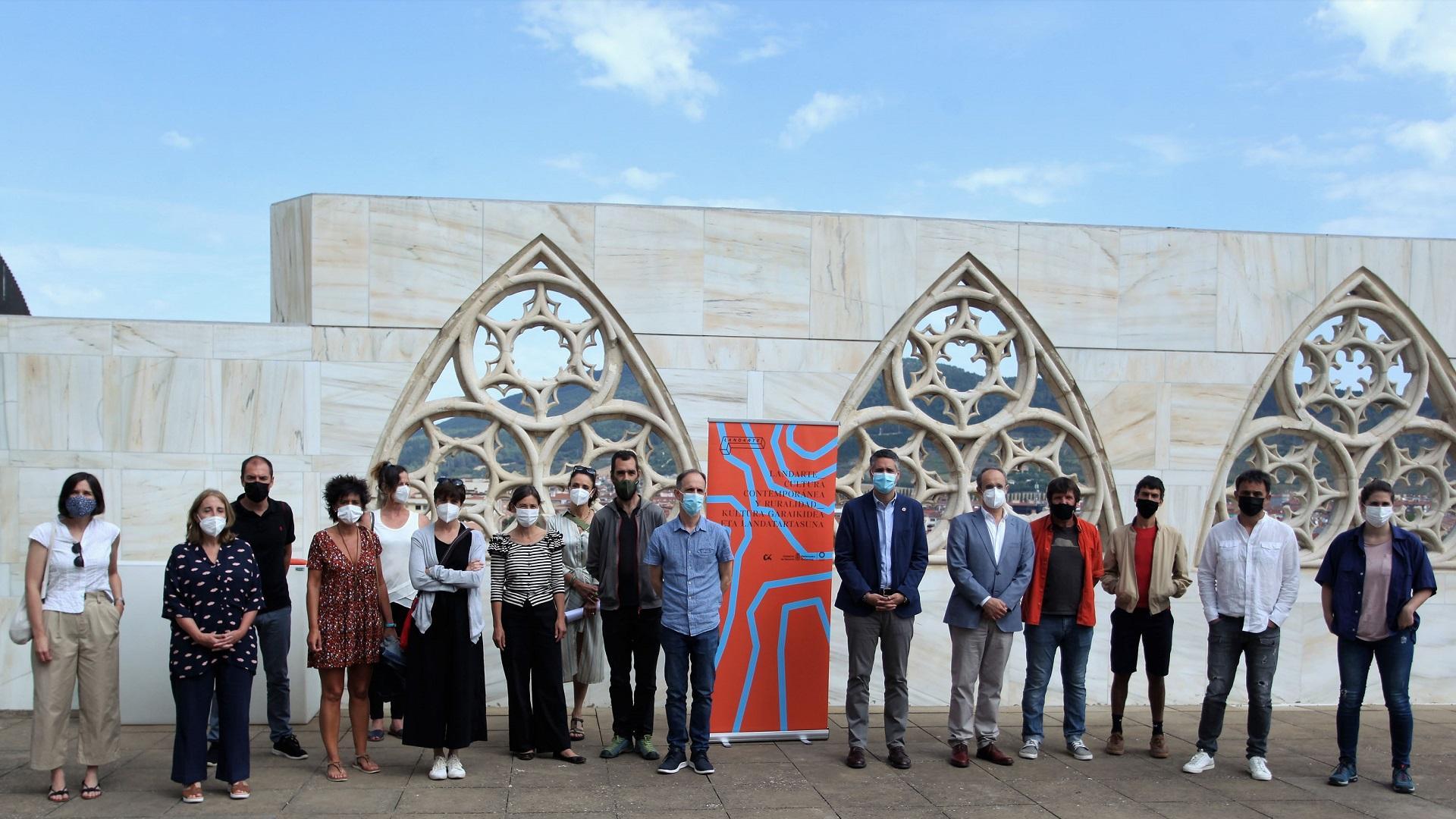 Presentación del programa 'Landarte' 2021 en el Museo de Navarra.
