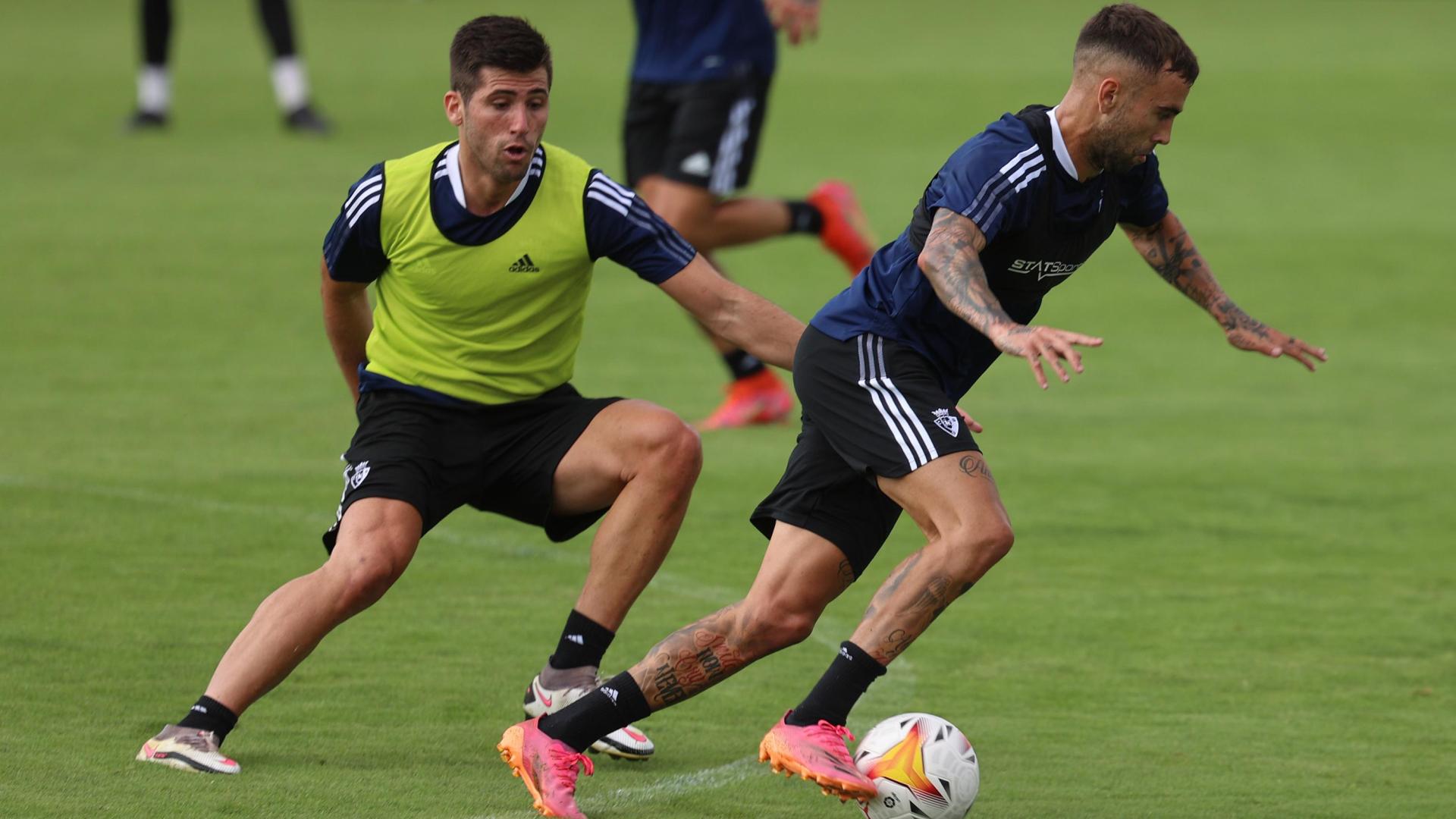 Entrenamiento de Osasuna en Tajonar