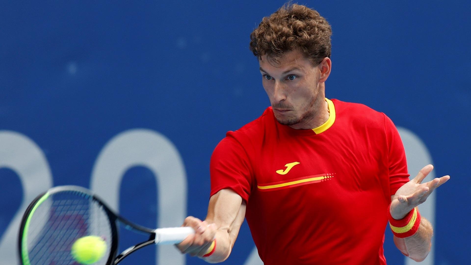 El español Pablo Carreño durante su partido frente al ruso Karen Khachanov.