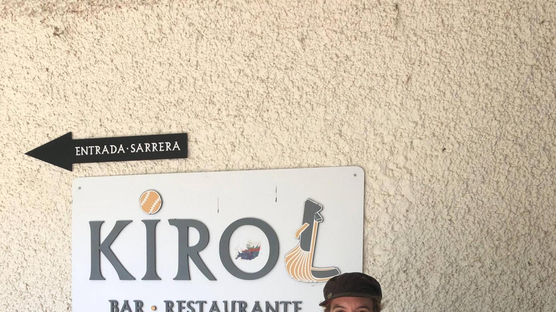 Lorena Vicente encargada del Bar Kirol de Irache (Ayegui)