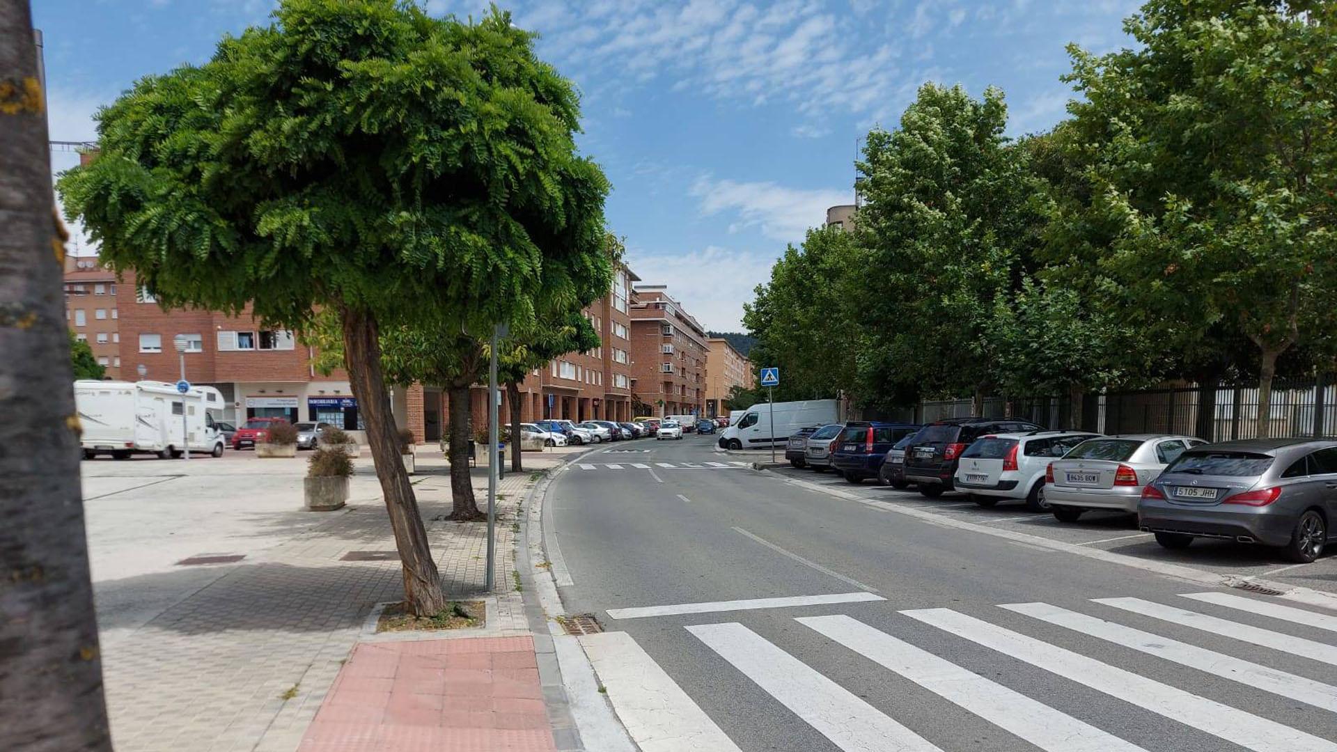 Parte del tramo de la calle Ronda de las Ventas que se va a peatonalizar.