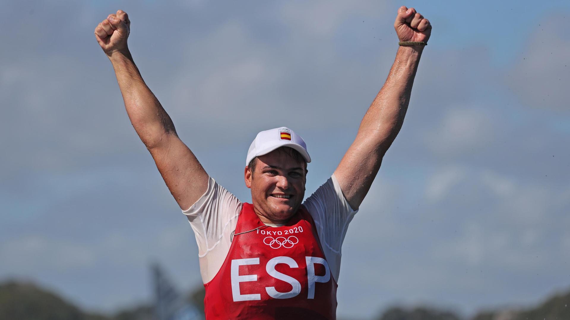 Joan Cardona, exultante tras lograr la medalla de bronce