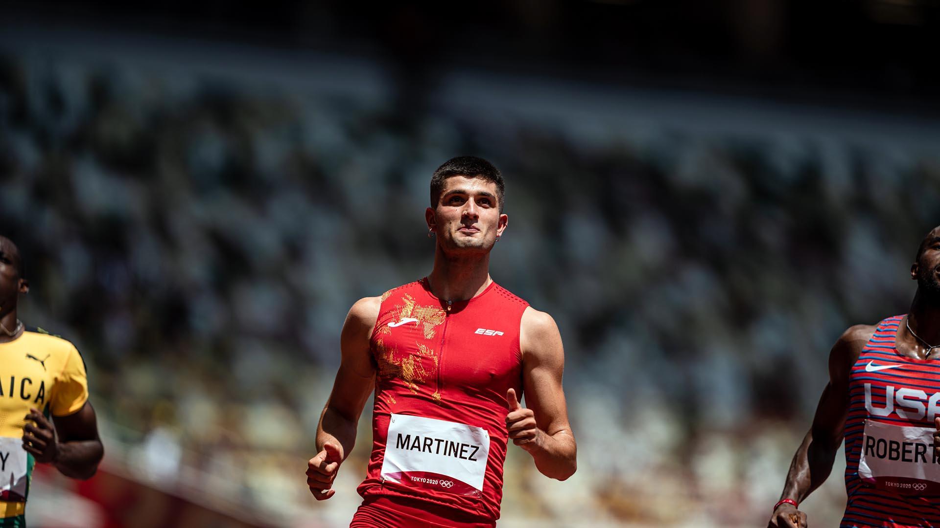 Asier Martínez ha entrado en la gran final de 110 metros vallas en su primera participación olímpica
