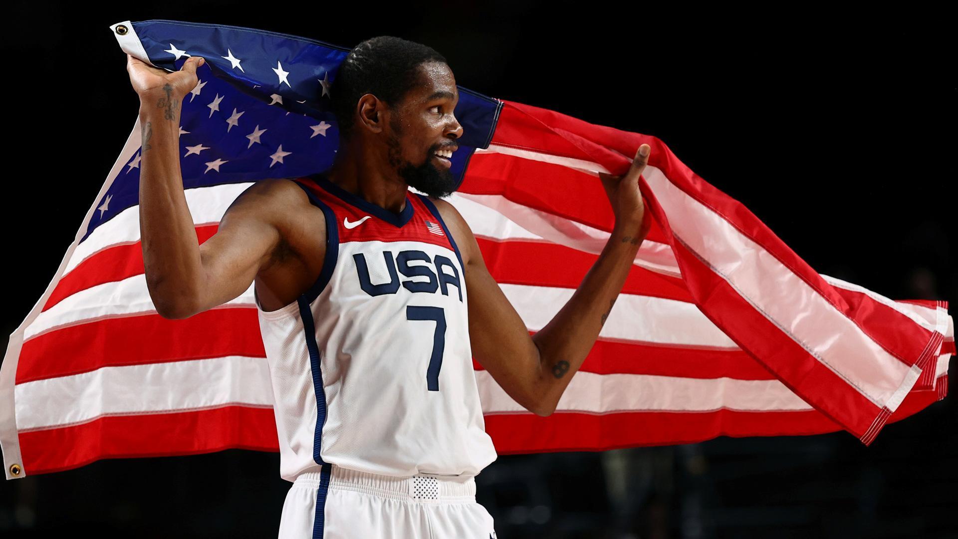 Kevin Durant, con 29 puntos, 6 rebotes y 3 asistencias, fue el mejor jugador de Estados Unidos