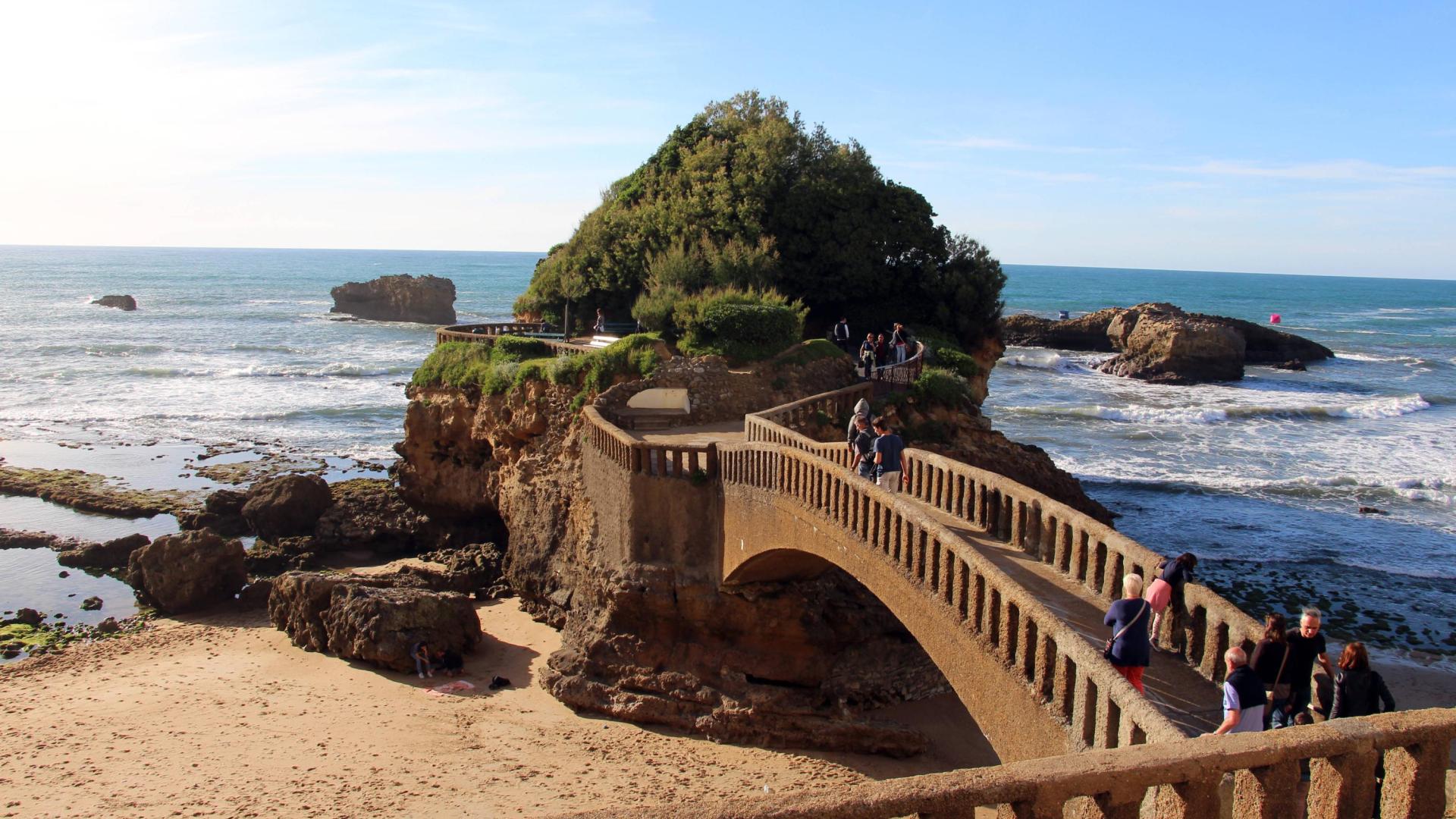 Rocher du basta, en Biarritz