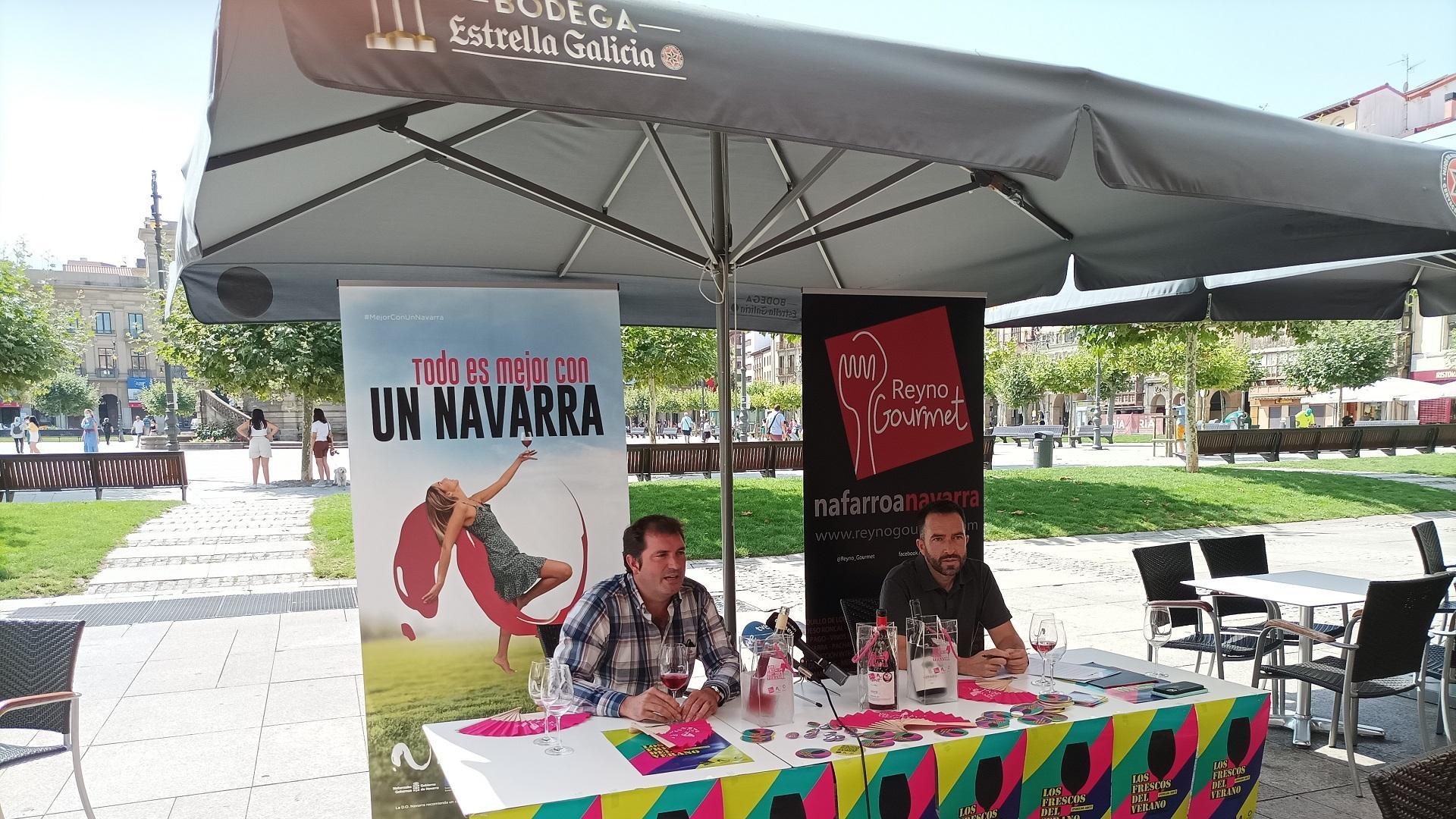 Carpa de la II Edición de Los Frescos del Verano en la Plaza del Castillo
