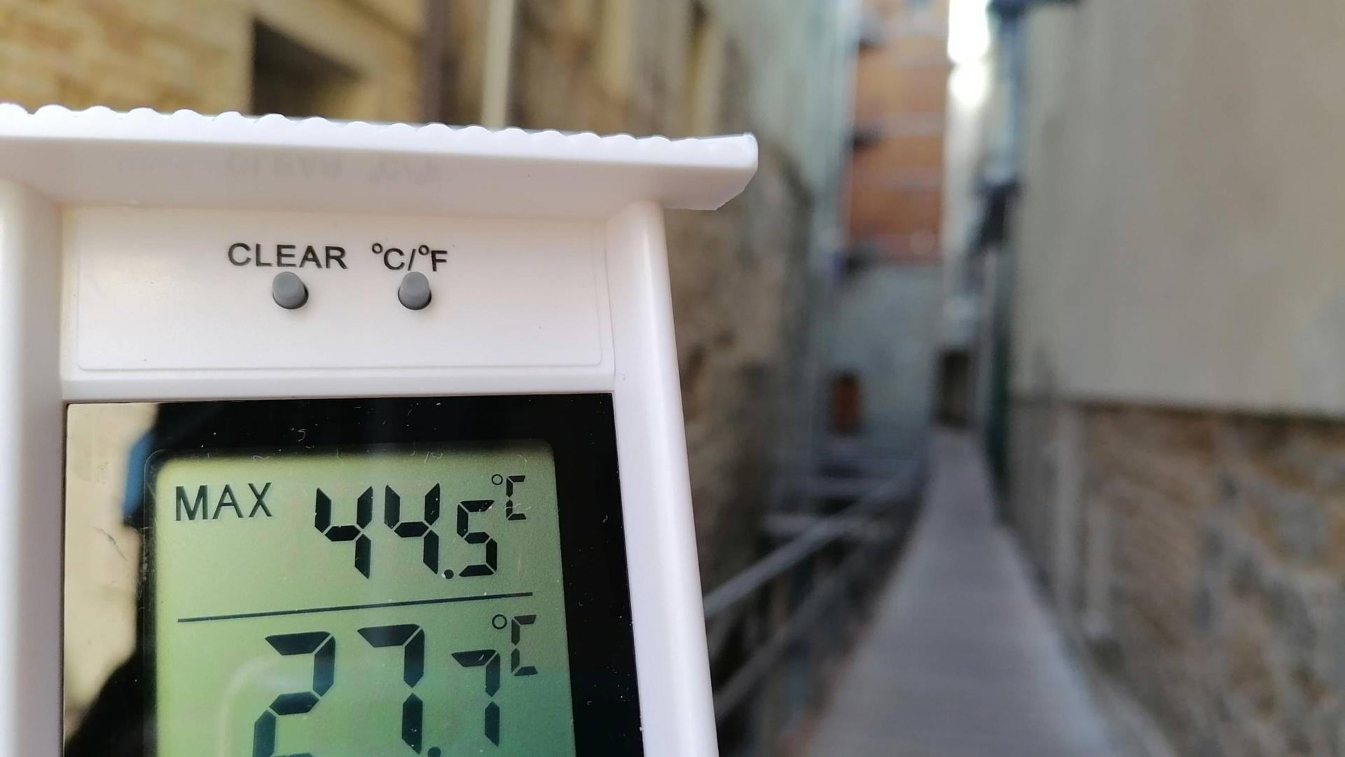 Temperatura a las 17 horas, este viernes en la belena de Portalapea