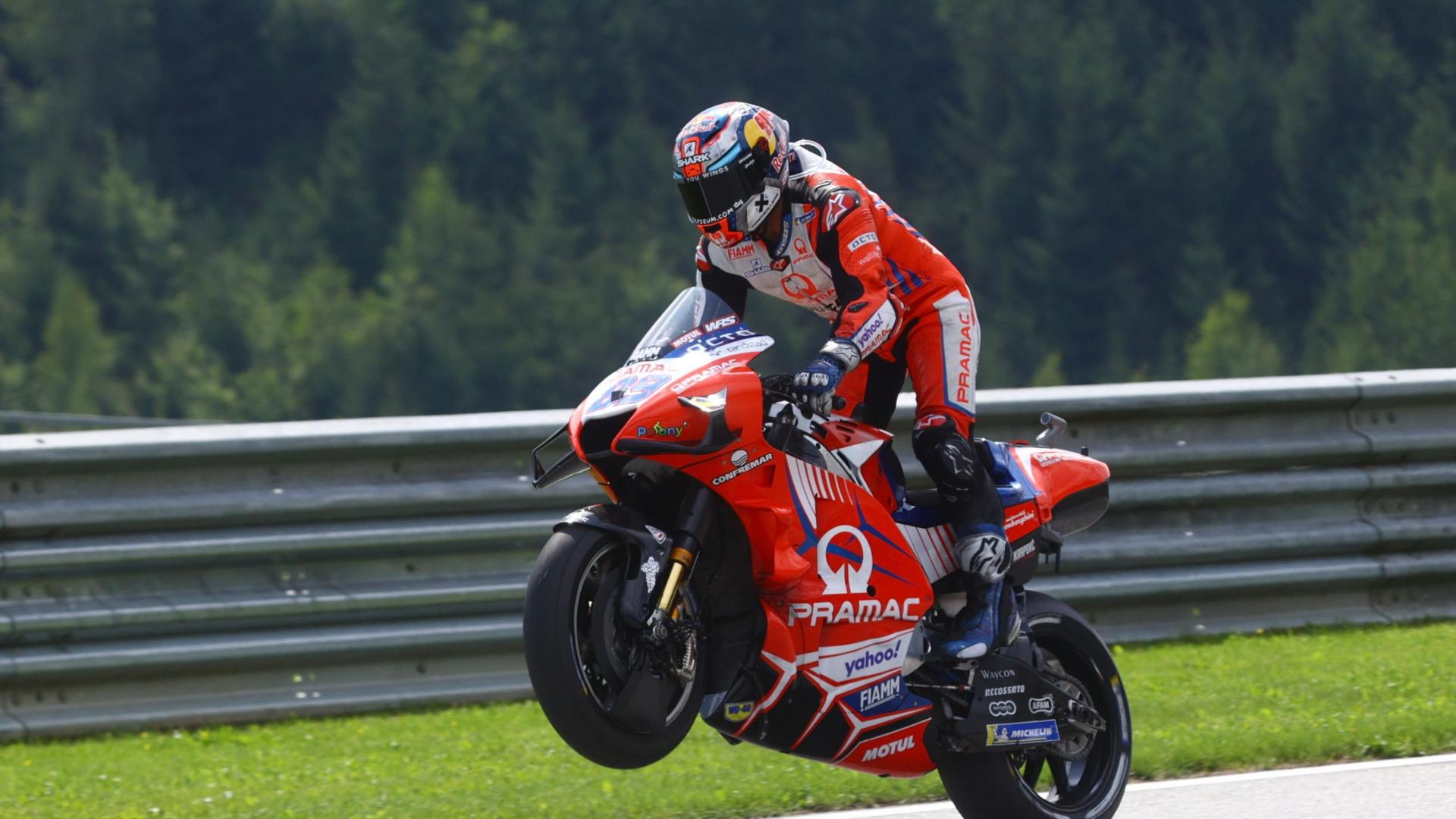Jorge Martin celebra la 'pole'