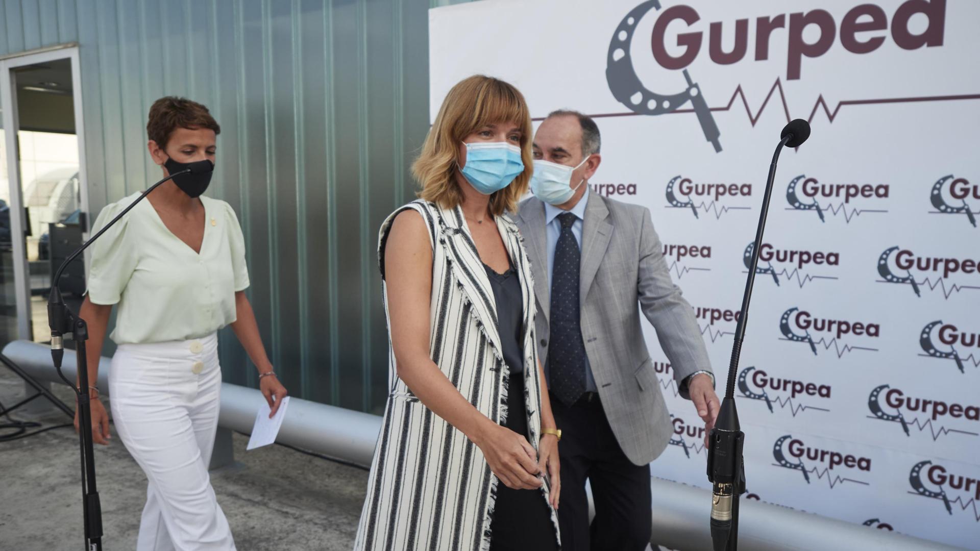 La ministra de Educación visita las instalaciones de la empresa Gurpea Industrial, en Navarra