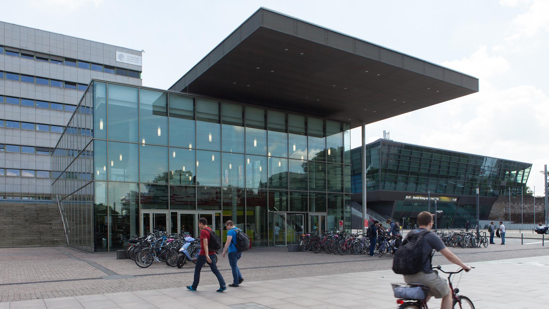 Edificio del campus de la Universidad de Darmstadt