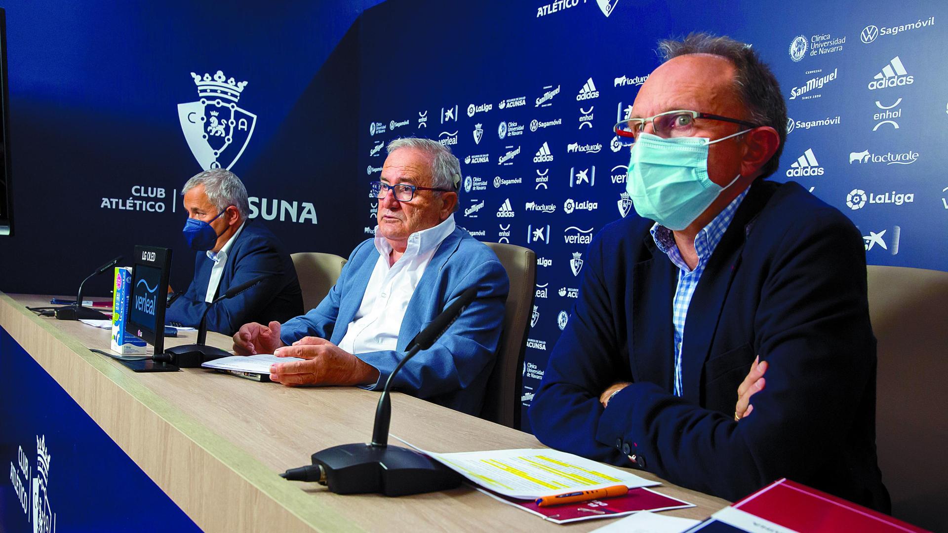 Sabalza y Fran Canal, en la rueda de prensa sobre CVC