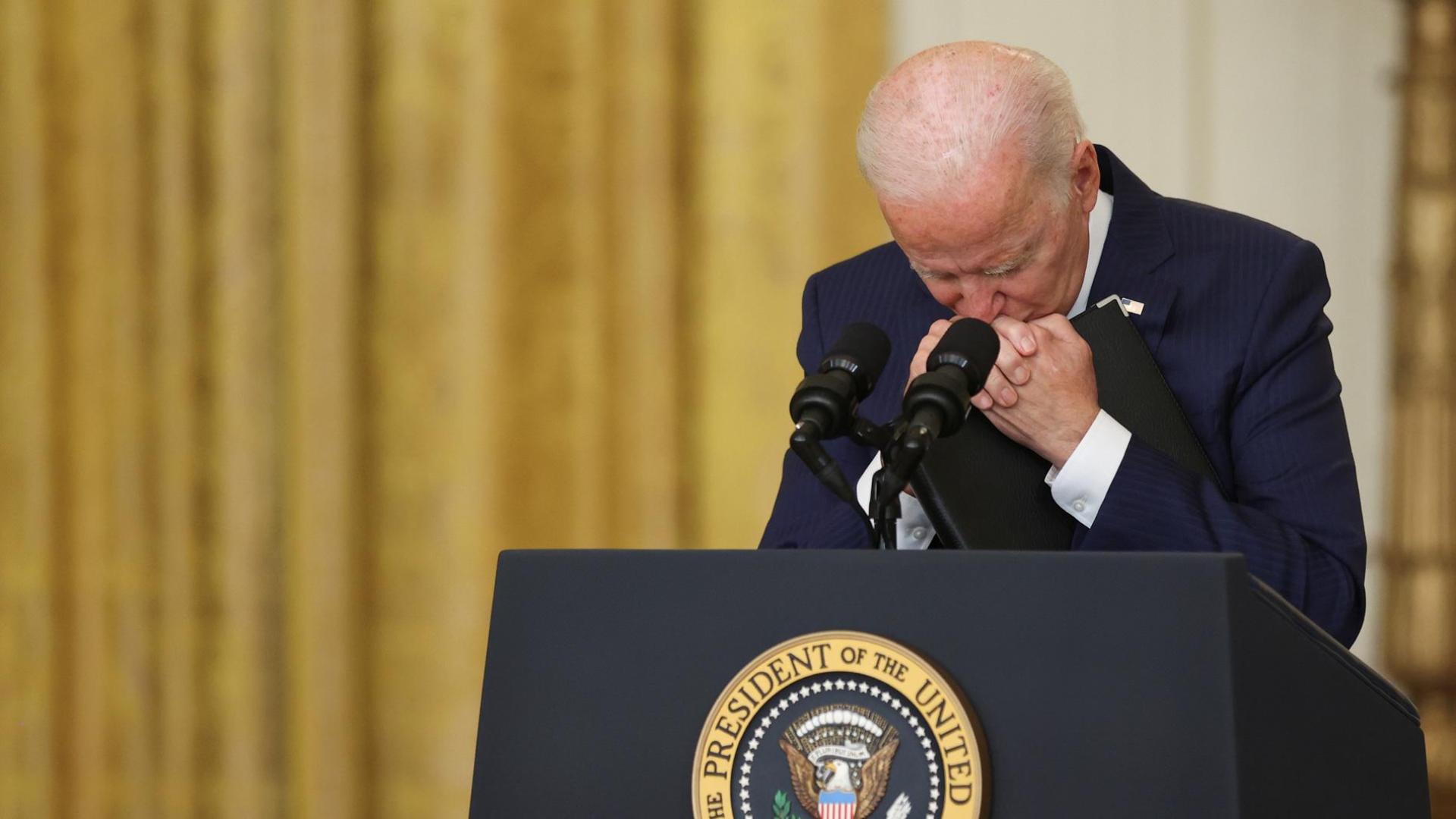 Joe Biden, durante su mensaje a la nación