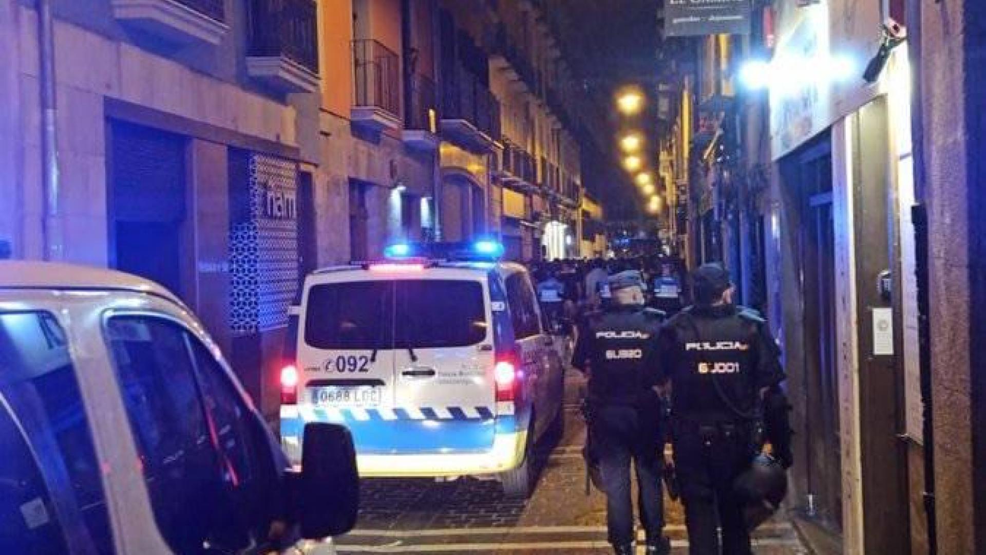 Policía Nacional y Policía Municipal, en el desalojo de San Gregorio