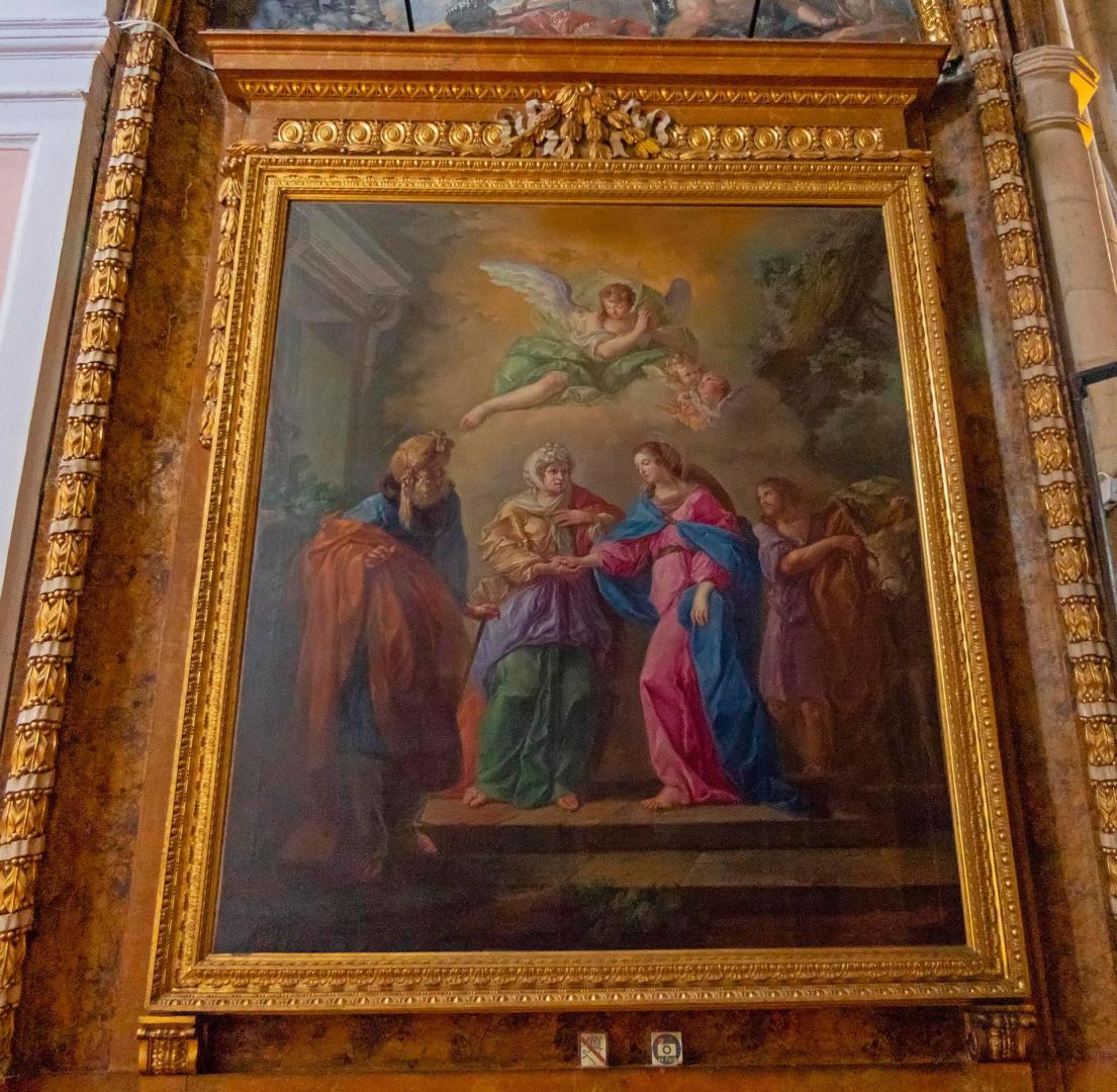 La Visitación de la Virgen a santa Isabel, Luis Paret y Alcázar (1787)