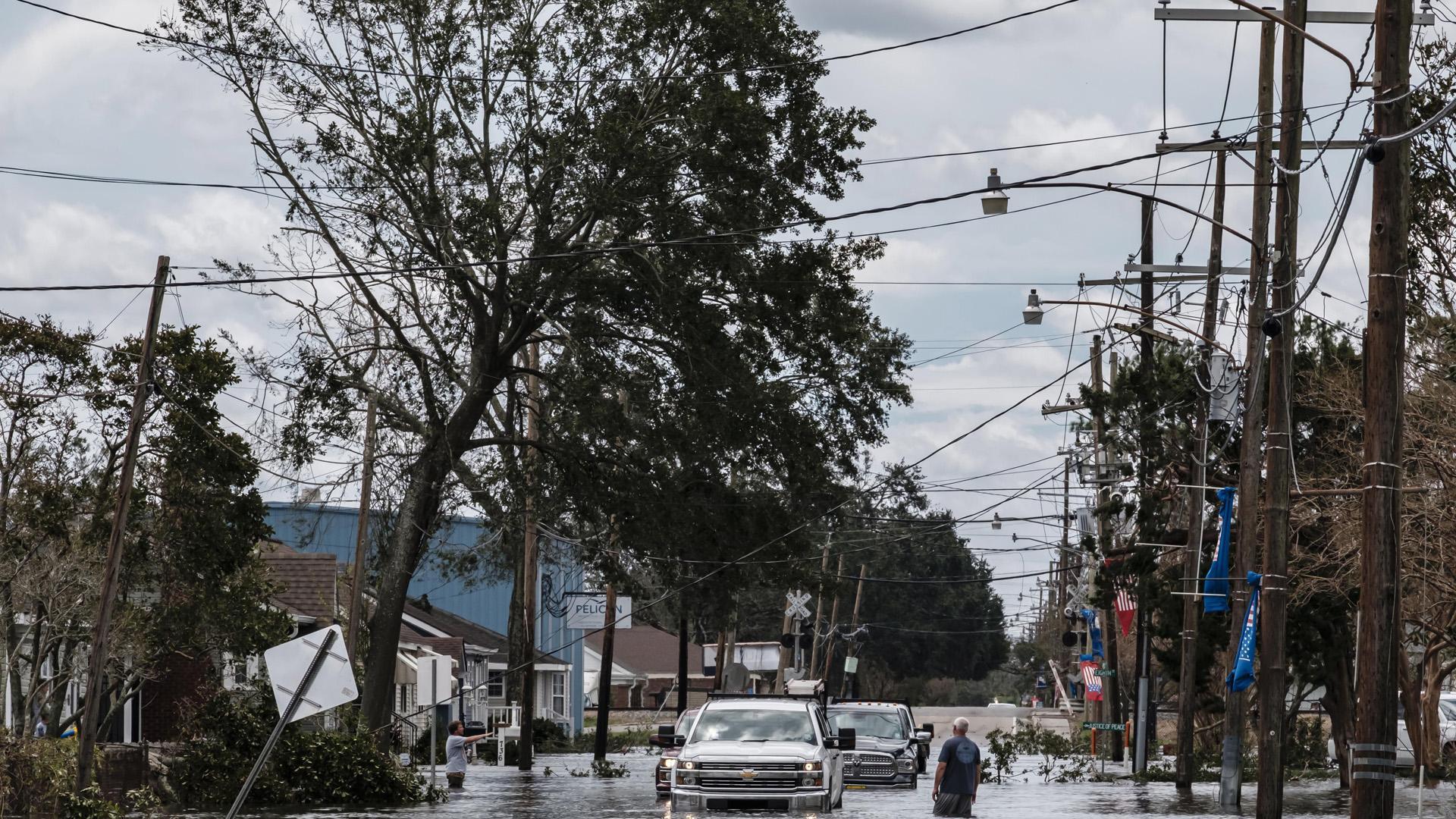 Inundaciones en Luisiana tras el paso del huracán Ida