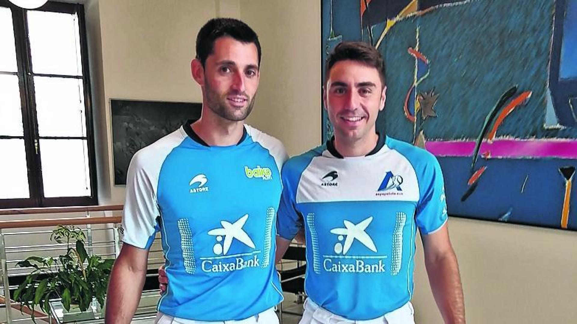 Jon Ander Albisu y Peio Etxeberria, en la presentación