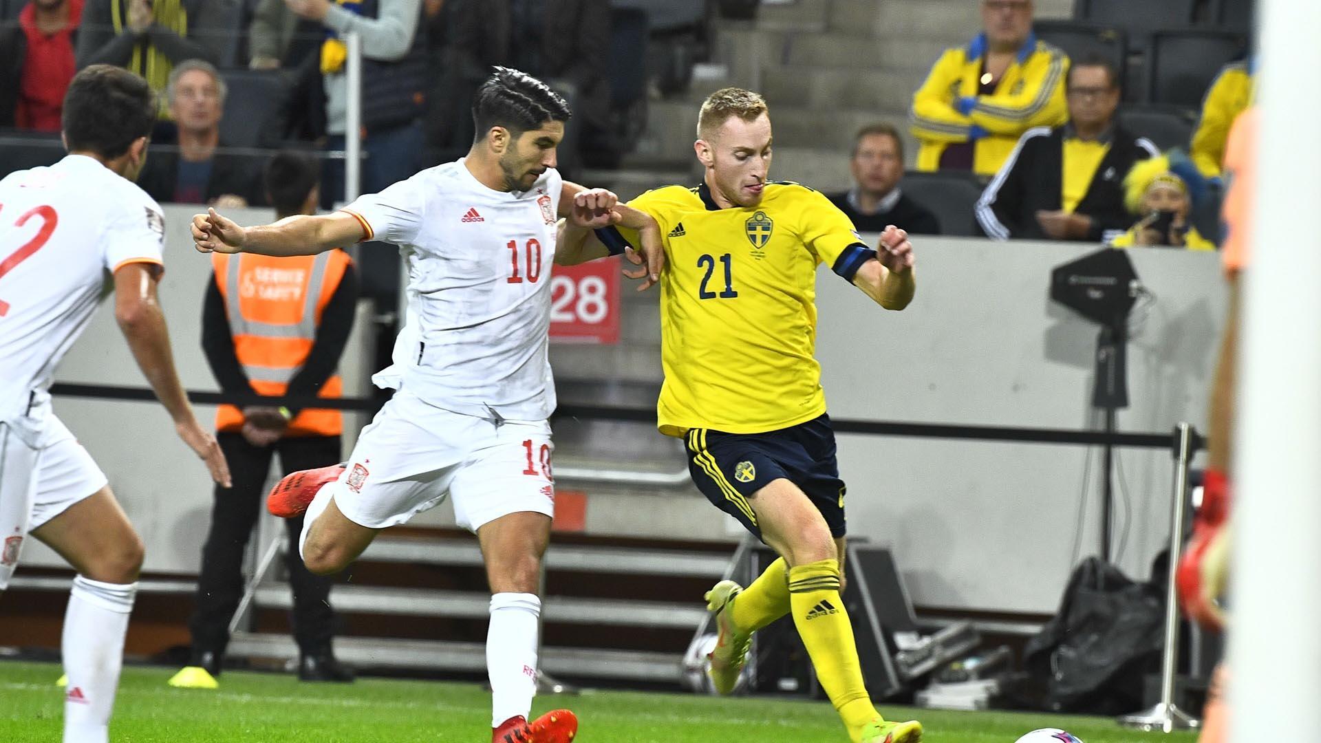 La selección se adelantó en el marcador, pero terminó perdiendo ante Suecia