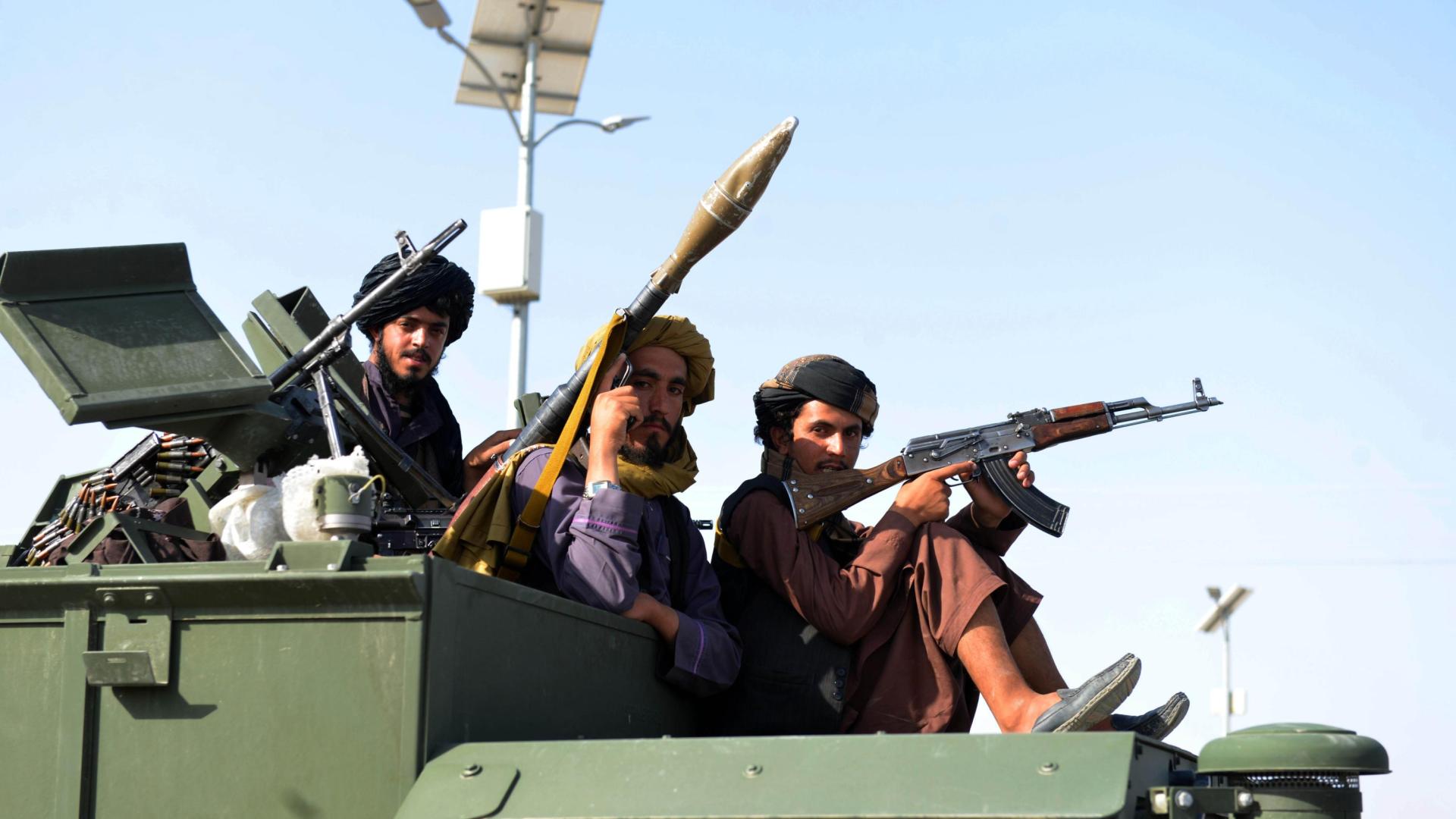 Milicianos talibán en Kandahar