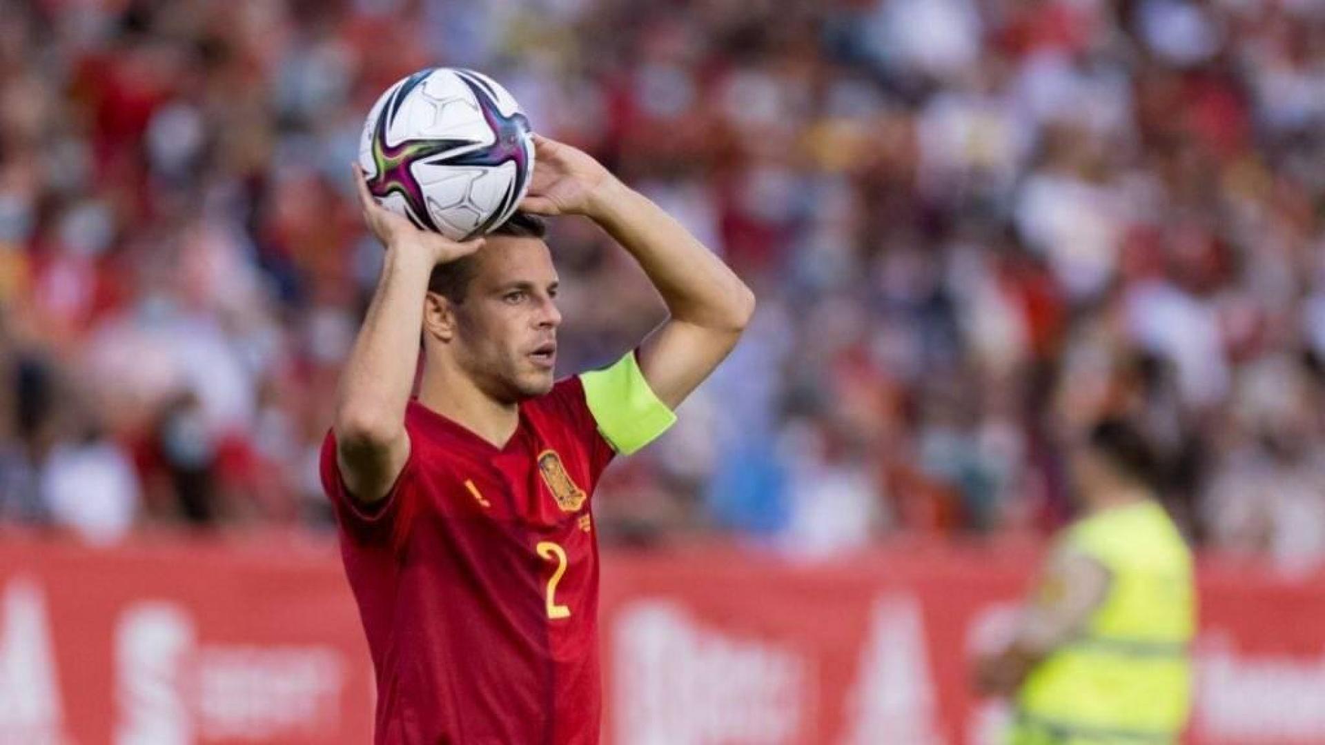 César Azpilicueta estrenó capitanía ante Georgia