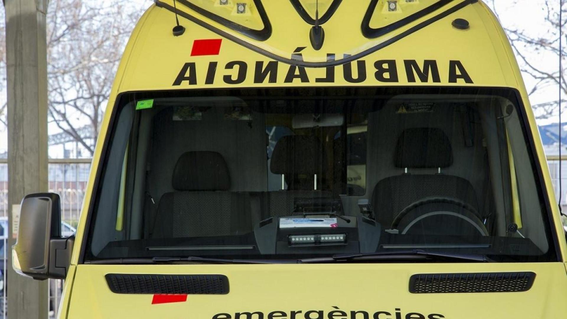 Una ambulancia
