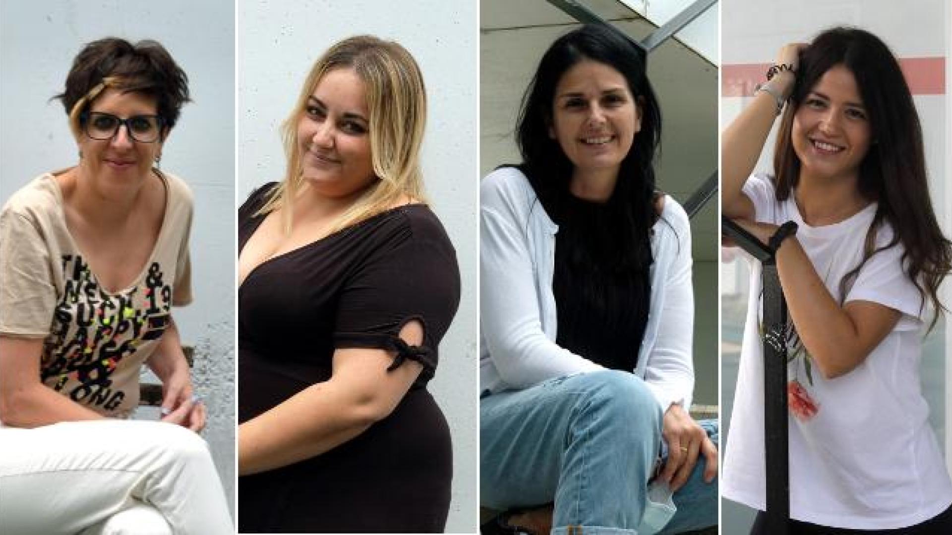 Cristina del Rincón Irurzun, administrativa rastreadora de 38 años, Candela Román Cabello, rastreadora especial formada en documentación sanitaria,29 años, 
Mª Paz Ruiz Malagón, administrativa y rastreadora escolar, 50 años y
Ángela Martínez Bezares, enfermera rastreadora, 27 años.
