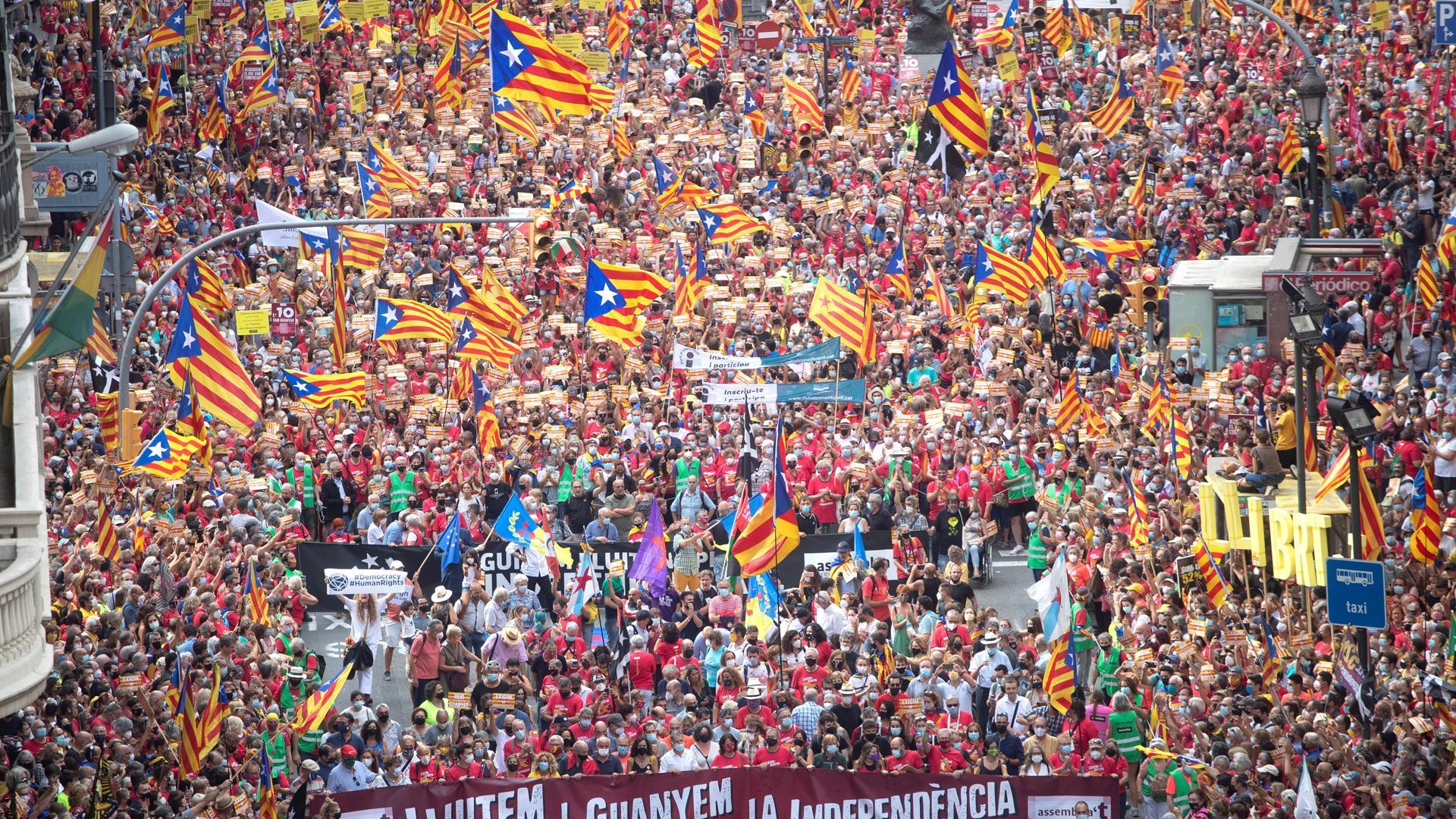 La ANC ha convocado la manifestación de la Diada bajo el lema 'Luchemos y ganemos la independencia'