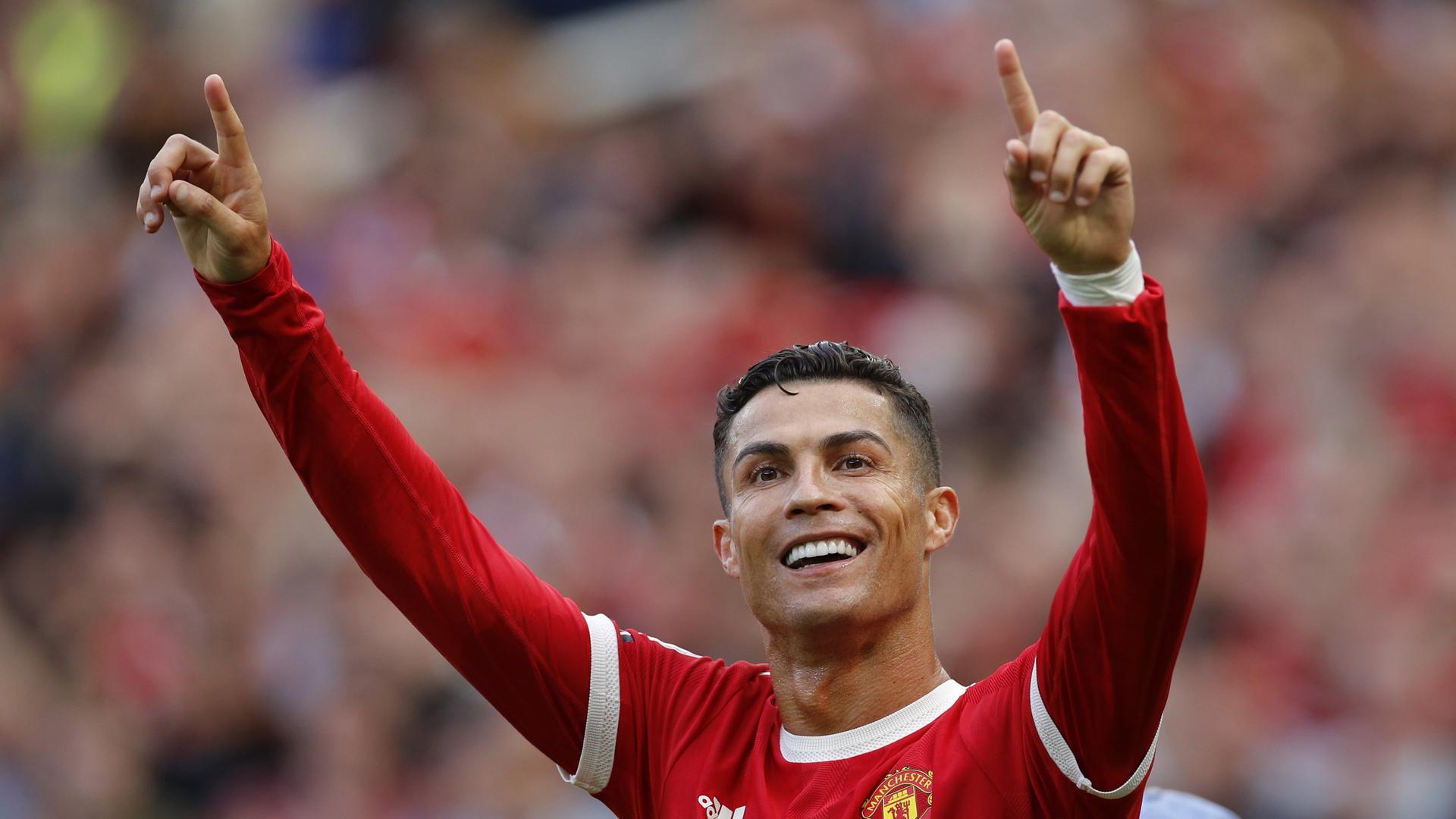 Cristiano Ronaldo celebra su segundo gol ante el Newcastle