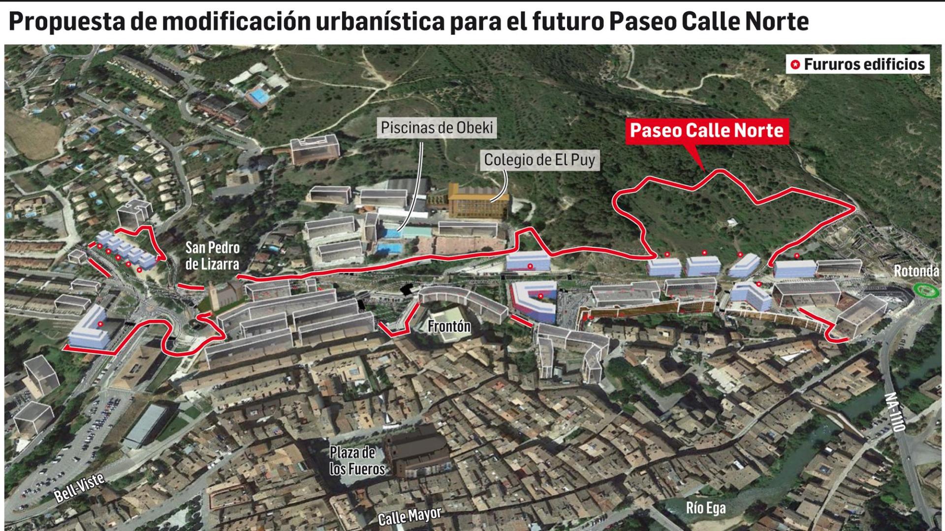 Propuesta de modificación urbanística para el futuro Paseo Calle Norte
