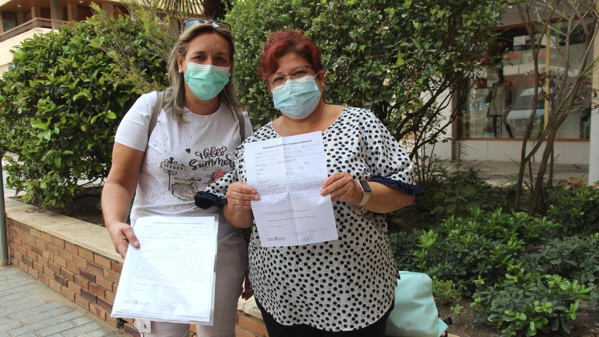 De izda. a dcha.: Tania Floristán Corral y Ana Mª Pérez Vera.