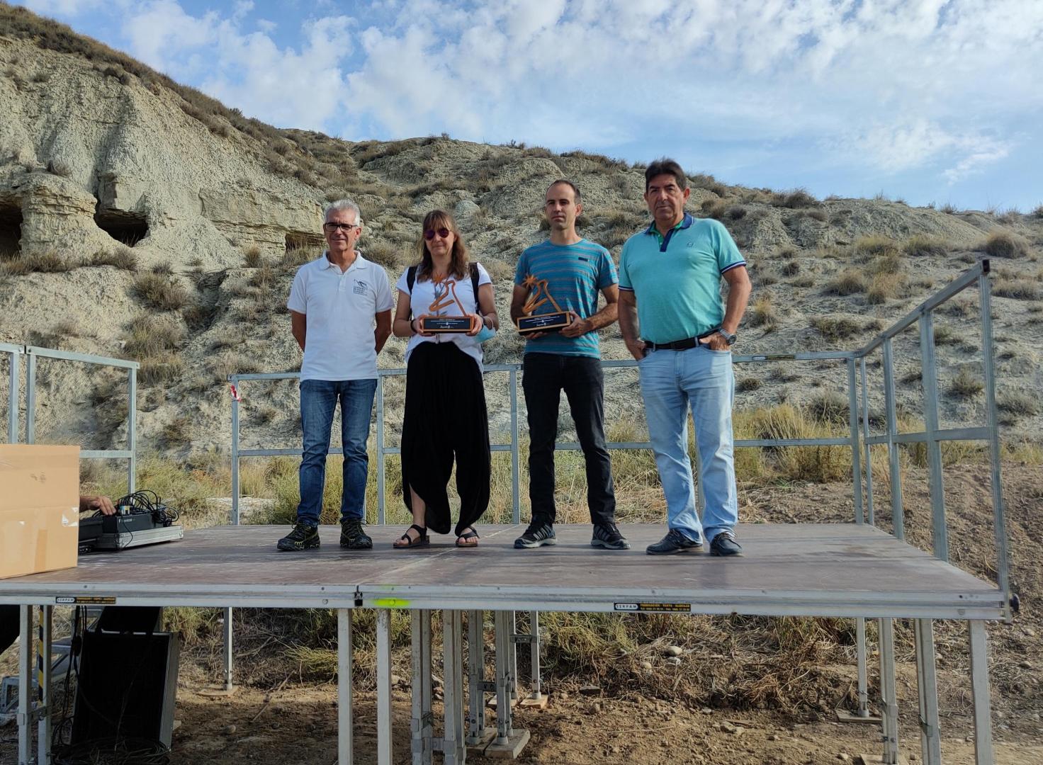 De izquierda a derecha: Manolo Domínguez, Olga León Osta, Ander Villanueva y José María Pardo