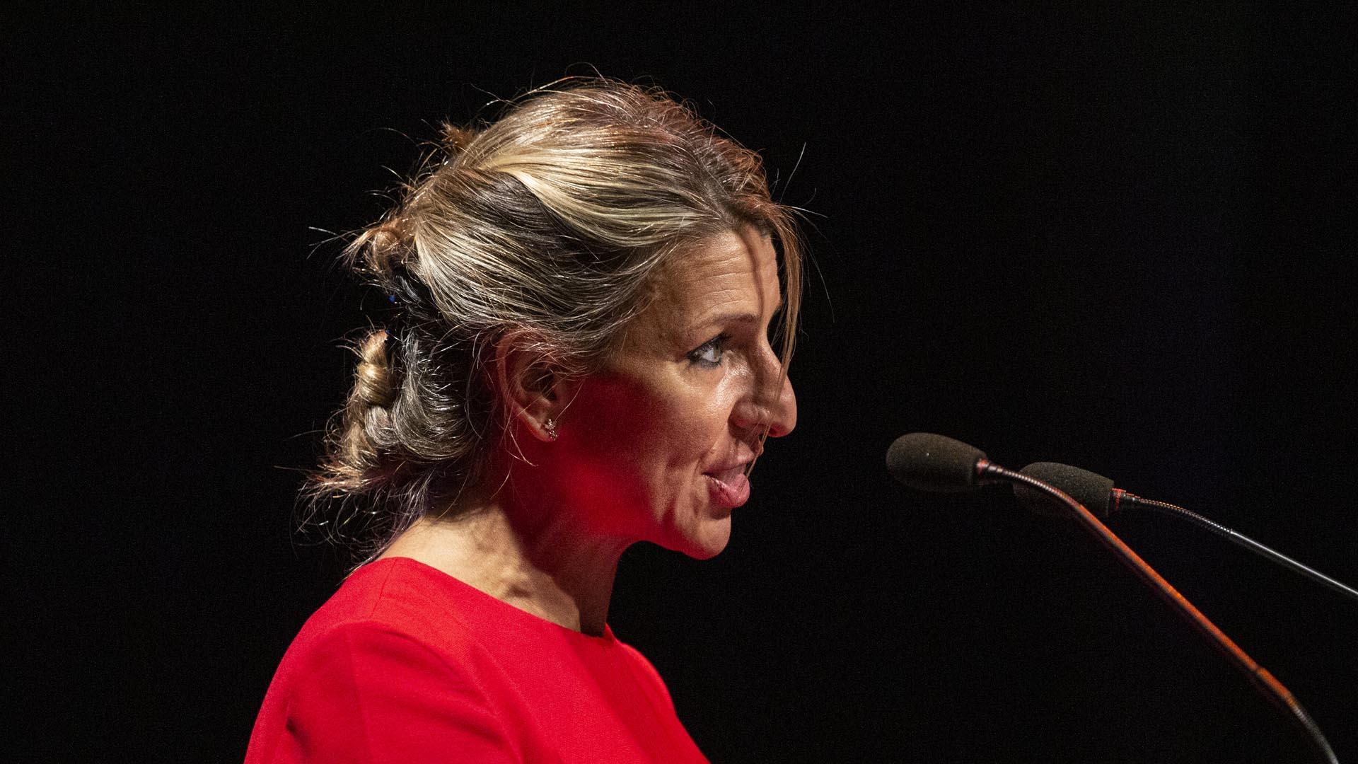 Yolanda Díaz, vicepresidenta segunda del Gobierno y ministra de Trabajo y Economía Social