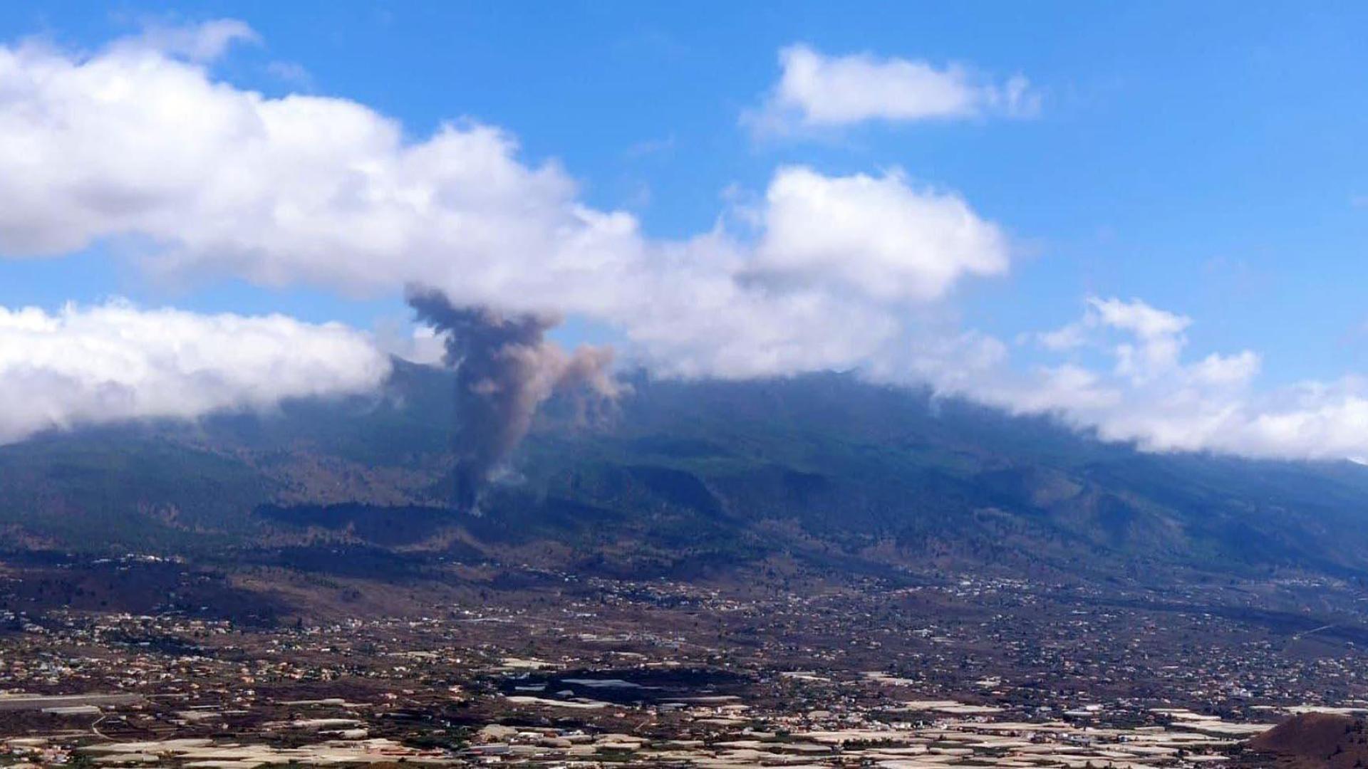 Fotos de la erupción del volcán Cumbre Vieja de La Palma.